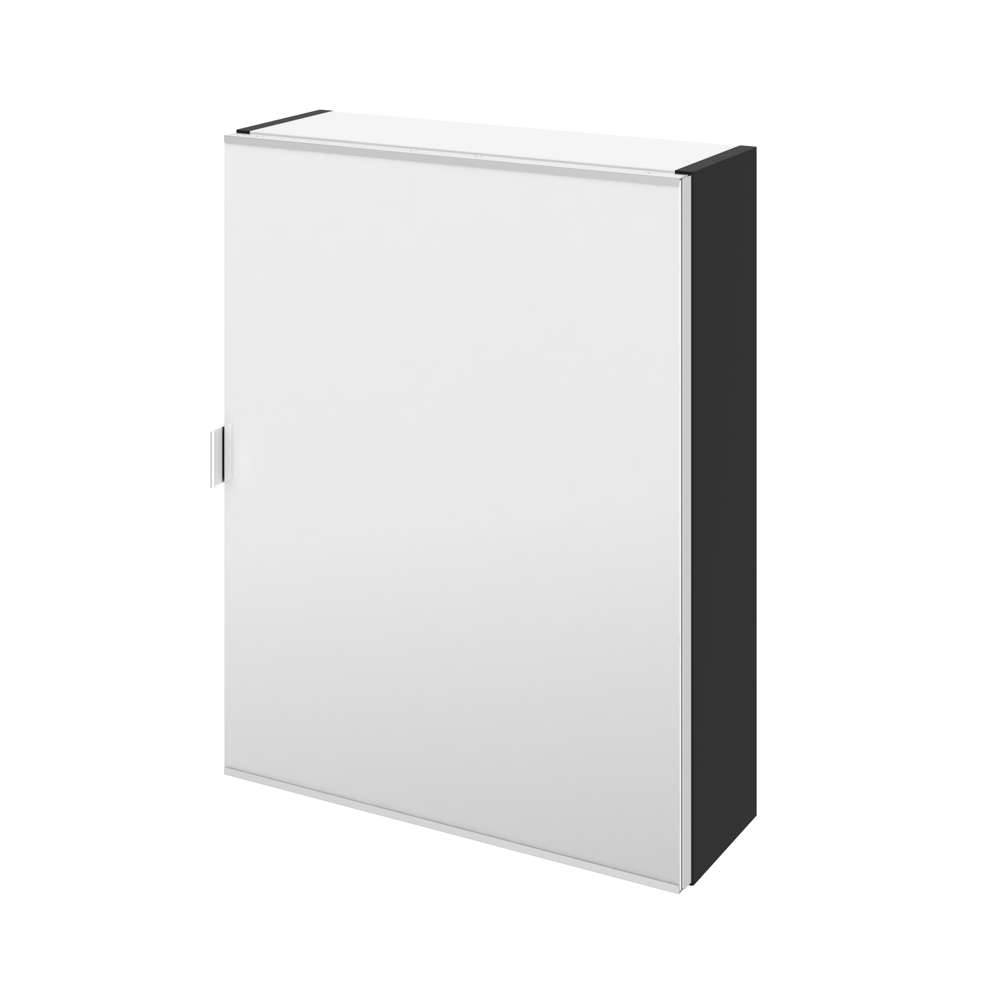 Caisson meuble haut / bas l.45 x H.57.7 x P.14 cm, noir, Remix - 3