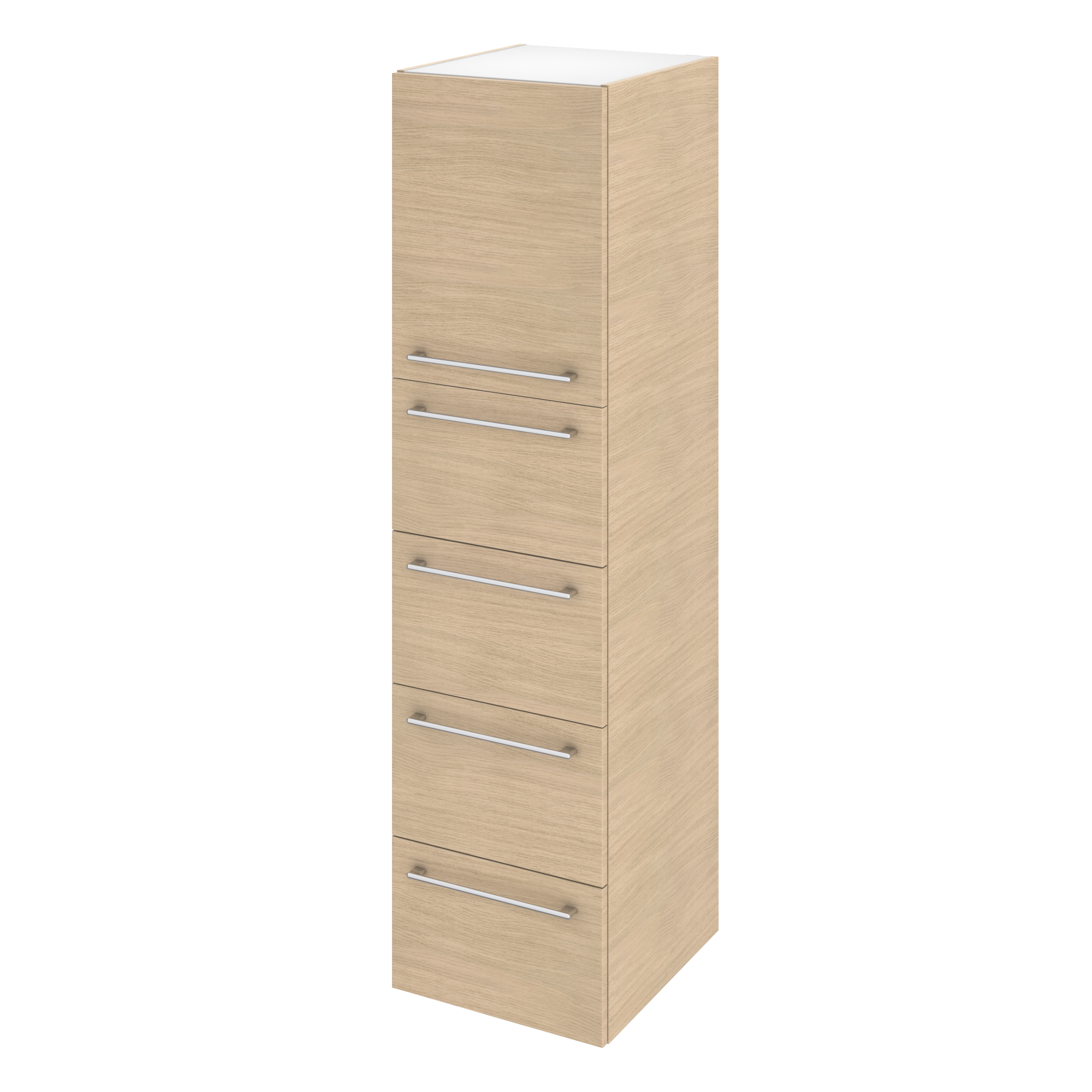 Caisson colonne l.45 x H.173 x P.46 cm, chêne naturel, Remix - 11