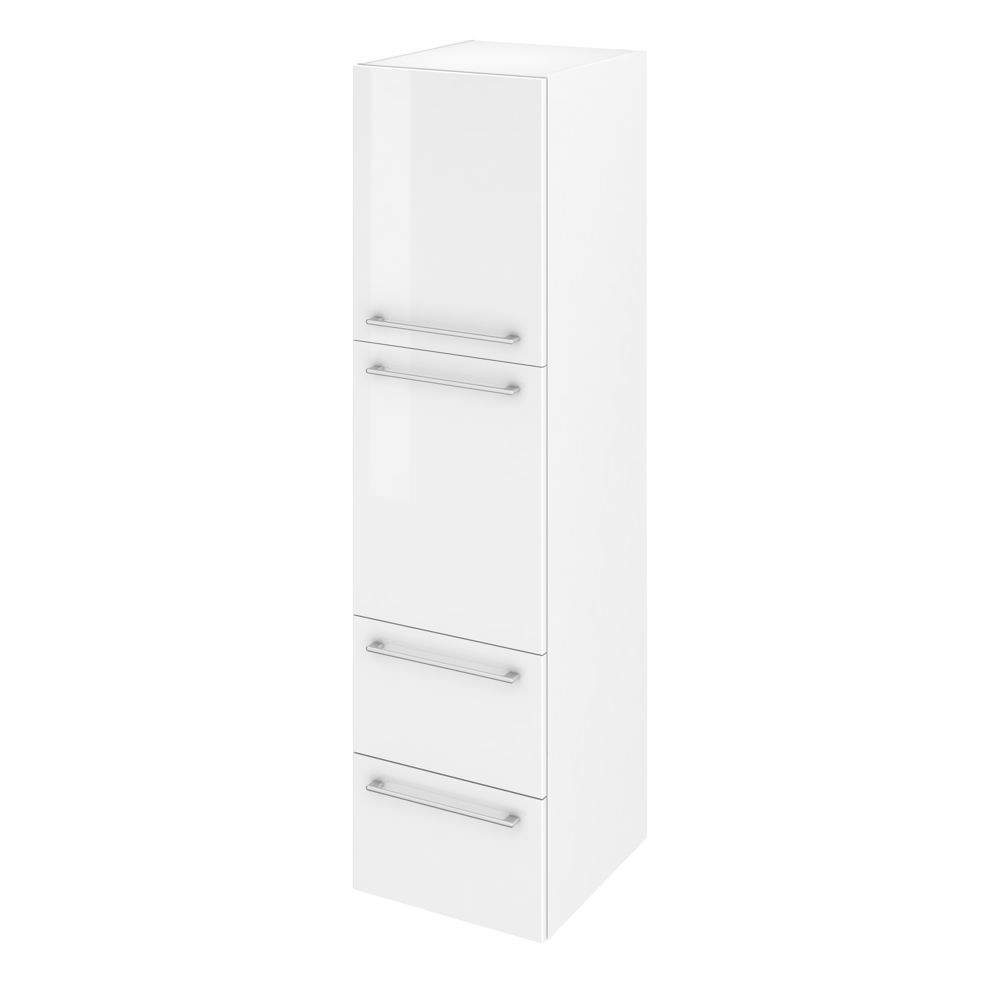 Colonne, l.45 x H.172.9 x P.46cm, Blanc-Blanc 0, Remix - 10