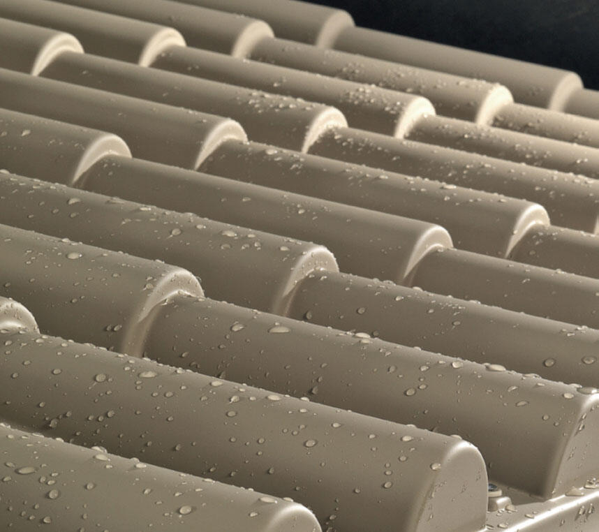 Casetta da giardino GAROFALO Urban S in PVC grigio con porta battente semplice, superficie interna 0.88 m² e spessore parete 20 mm, con pavimento - 3