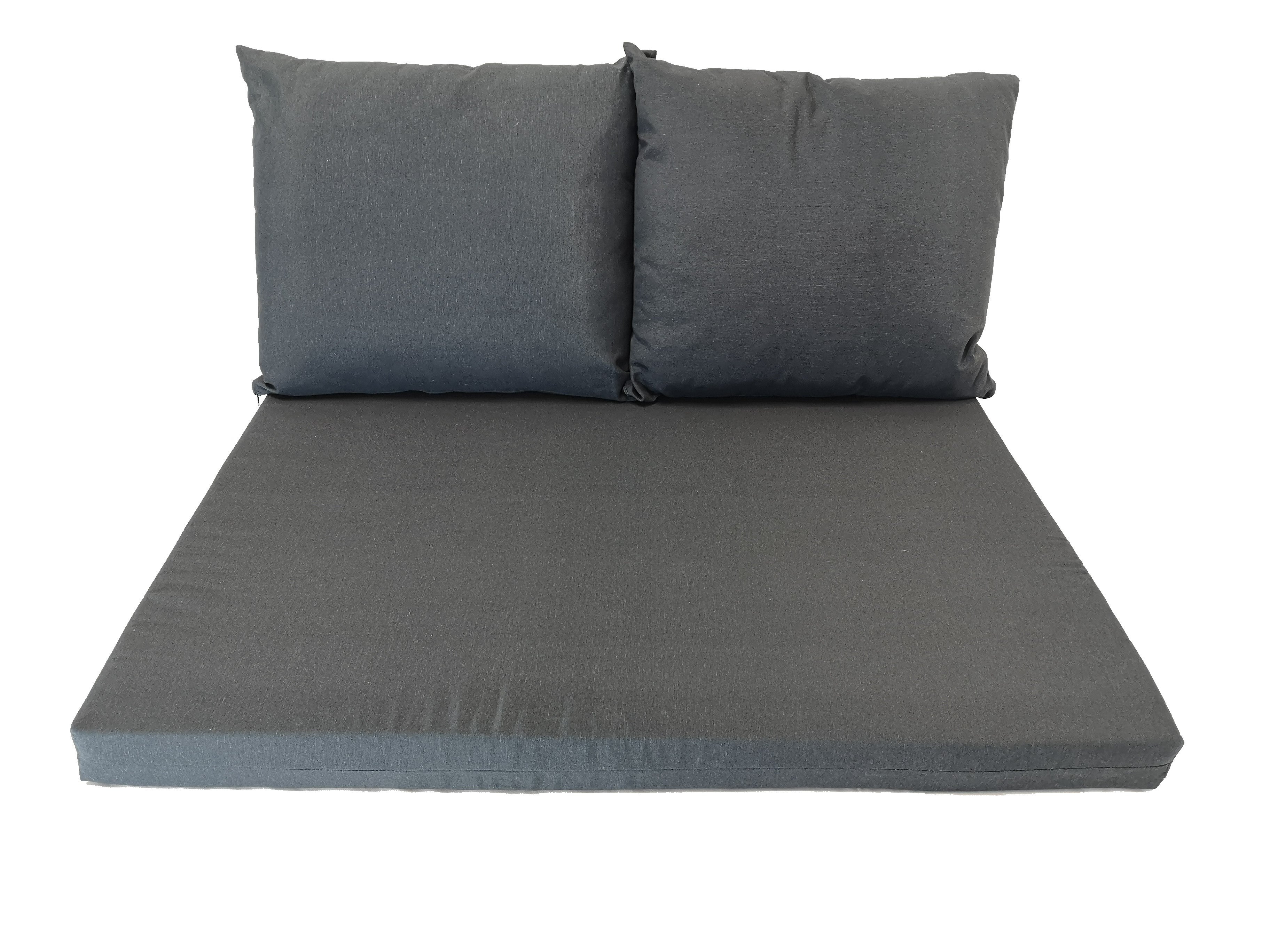 Almofada para sofá de paletes 120x80 cm cinzento Naterial - 2