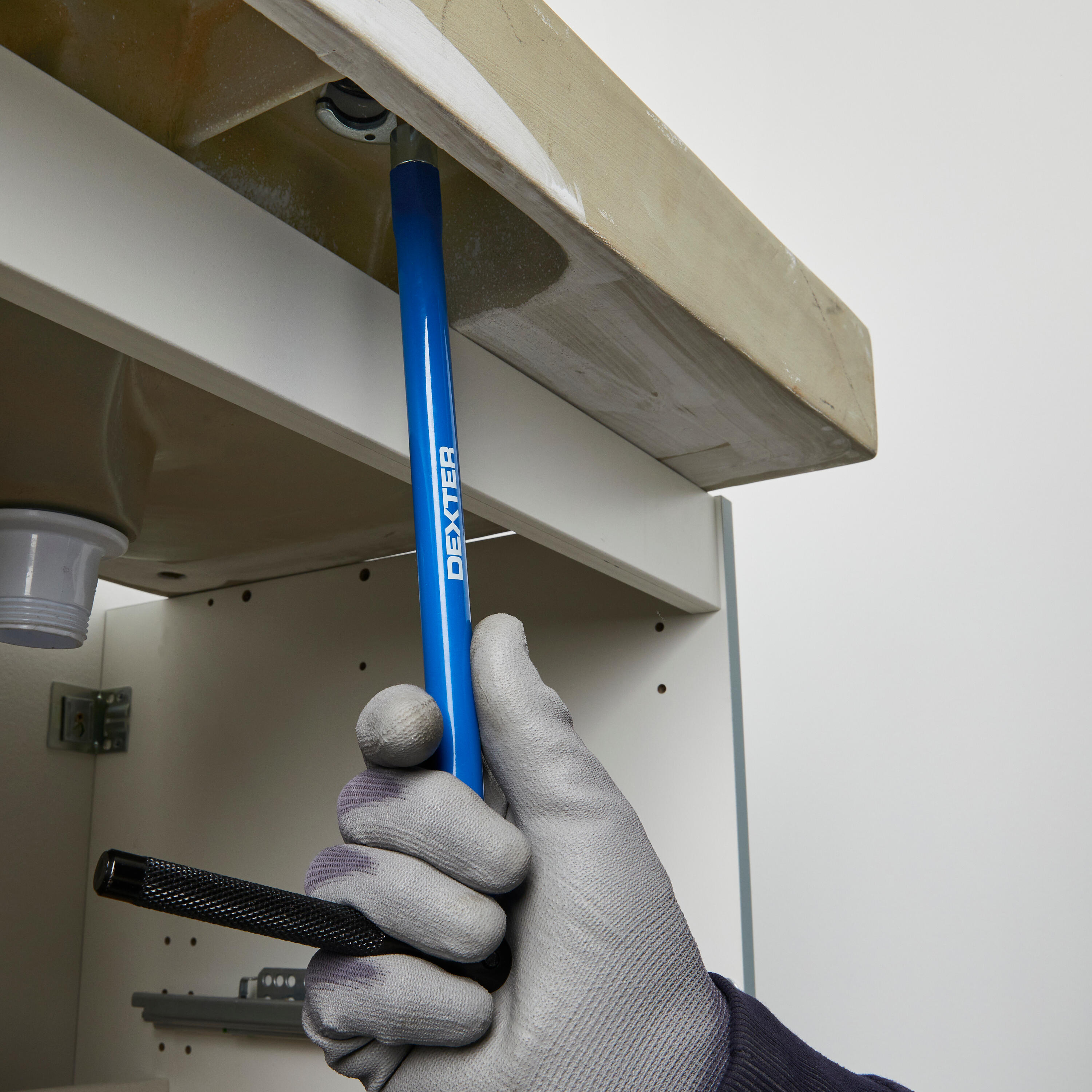 Clé à lavabo à ouverture 23 mm DEXTER, L.363 mm - 4