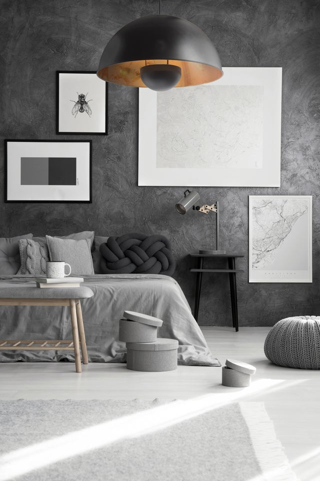 Lampadario Glamour Lucas nero E27 Ø41cm SEYNAVE