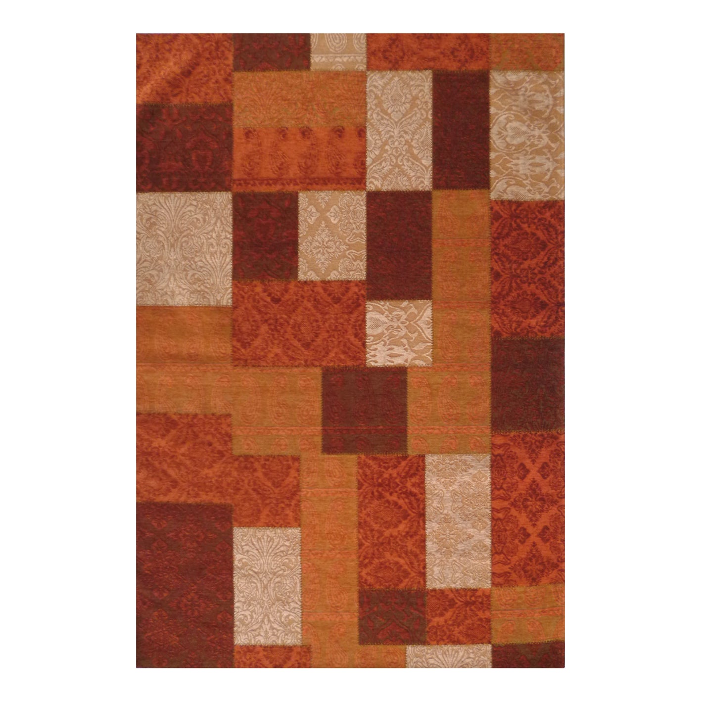 Tappeto Modern kilim in acrilico, L 230 x L 160 cm, arancione - 4