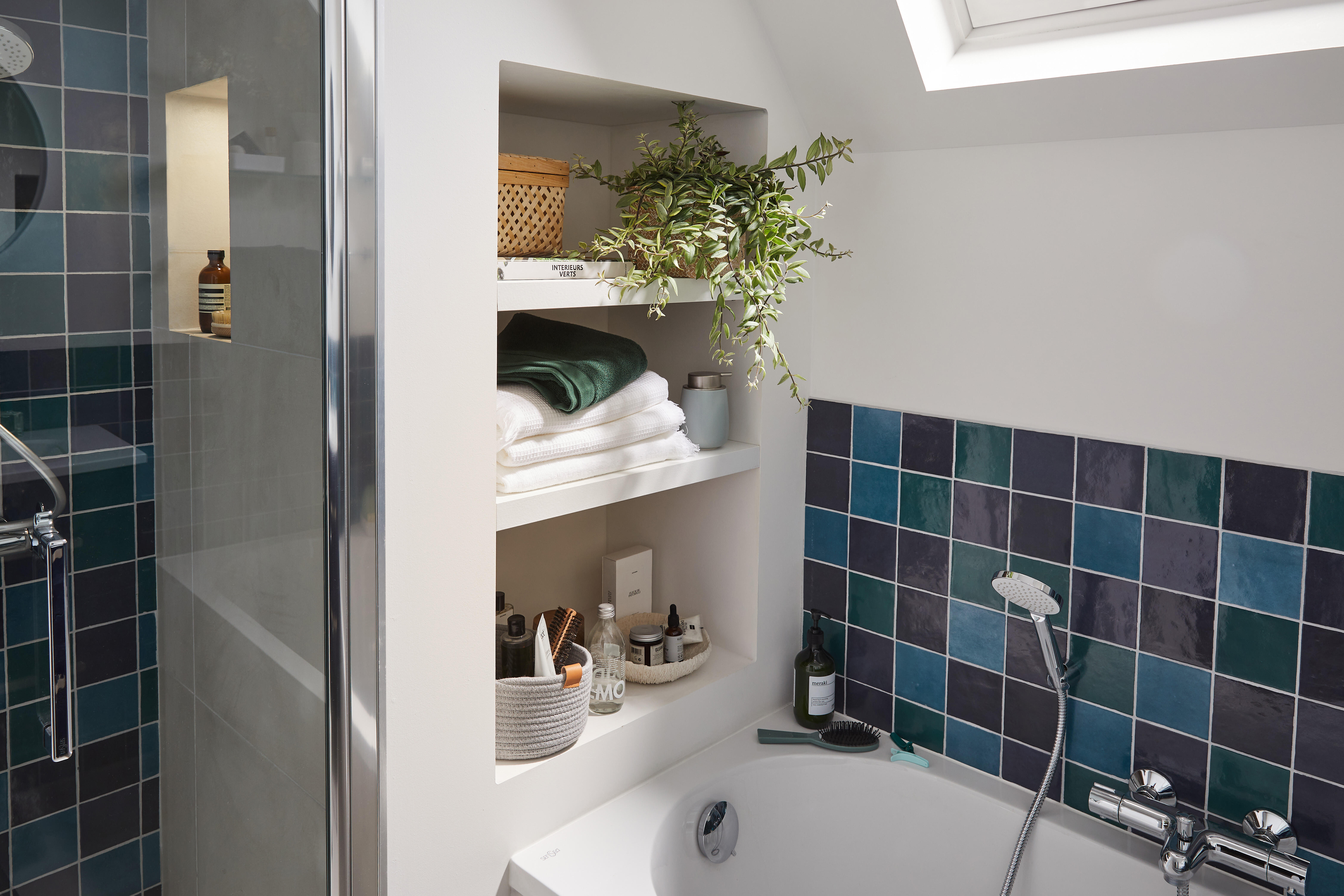 Piastrella da rivestimento interno in gres naturale 10 x 10 cm smaltato blu-turchese lucido Zelli Sp. 10 mm 0.54 mq - 15