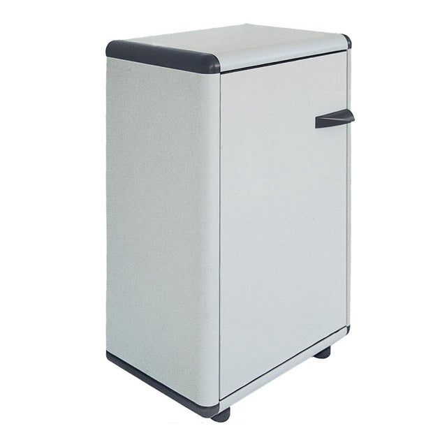Armadio basso portabombole Easy GAROFALO in resina, grigio chiaro L 59 x H 92 x P 39 cm 1 anta, adatto per interno/esterno