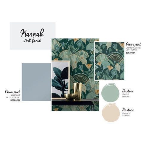 moodboard papier peint peinture