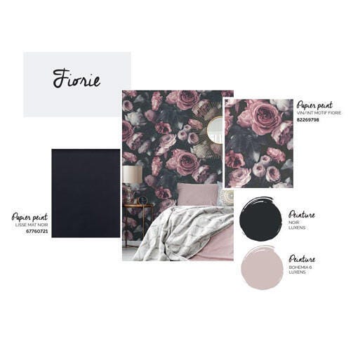 moodboard papier peint peinture