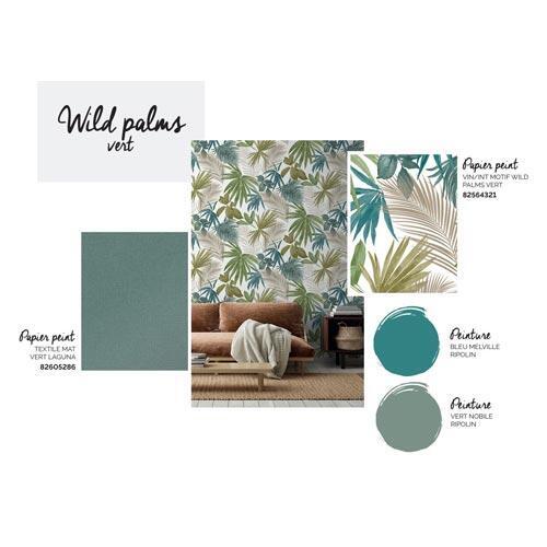 Créer une jungle graphique et colorée avec le papier peint - 0