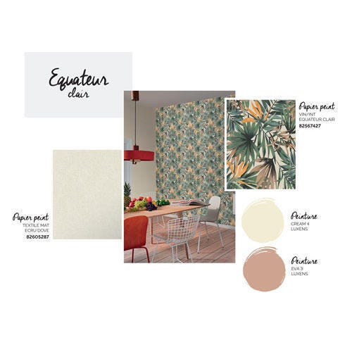 Papier peint et peinture : le vert à l’honneur