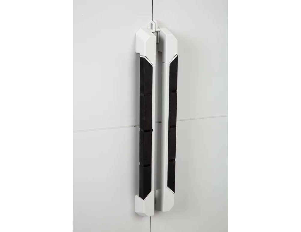 Armário em PVC alto exterior cinza 2 portas 185x78x44 cm Transforming - 31