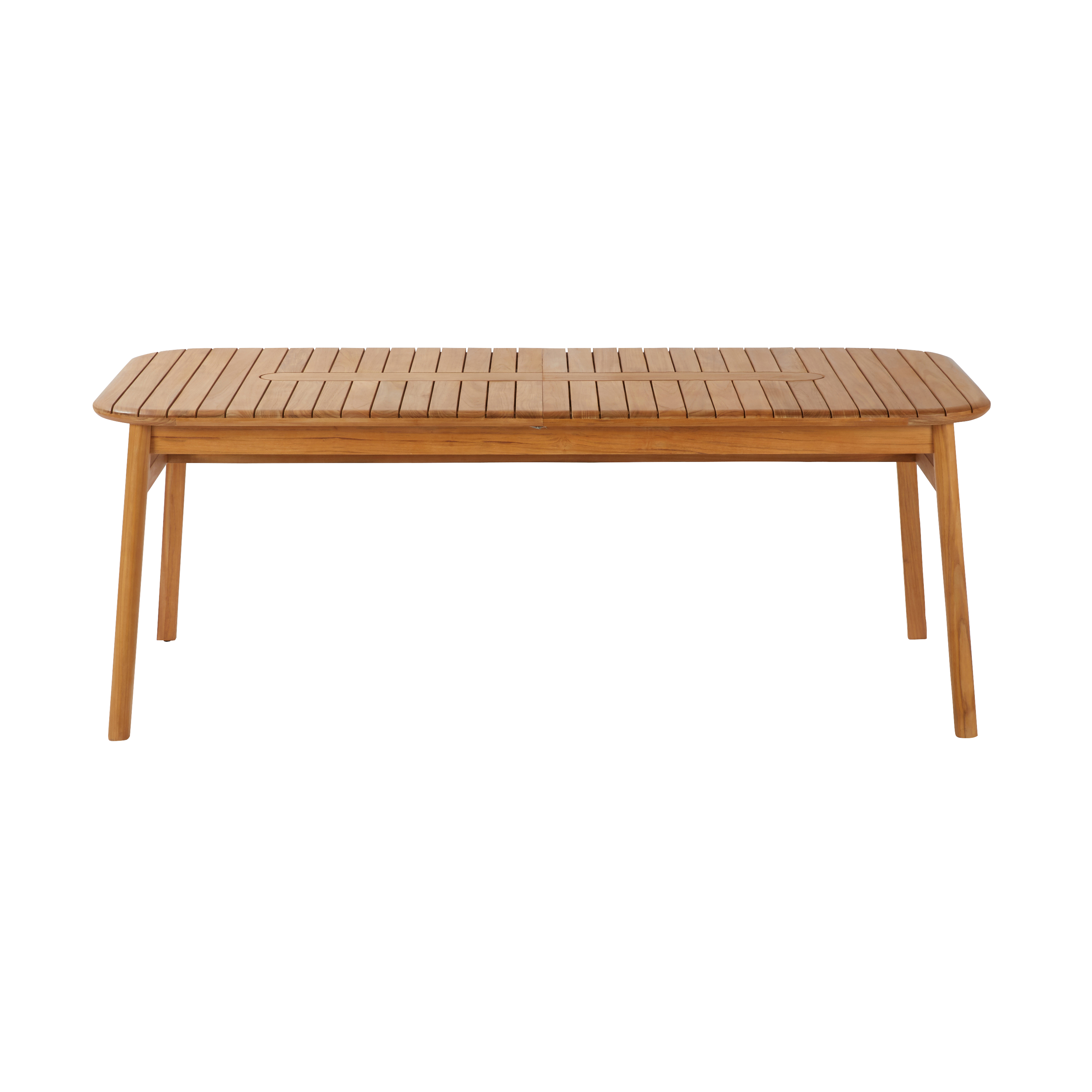 Tavolo da giardino allungabile Aurora NATERIAL in teak marrone per 8 persone 204/268x100cm - 5