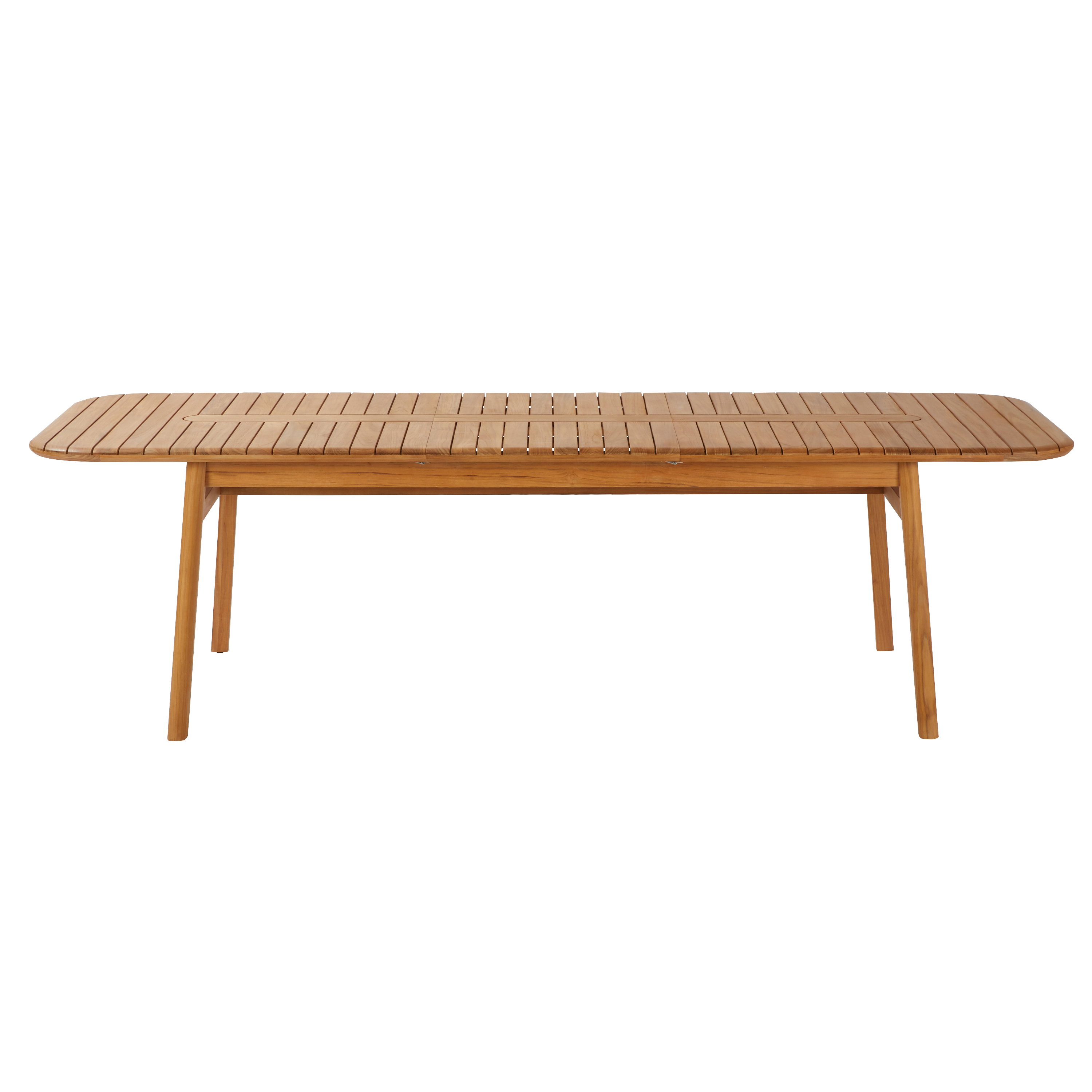 Tavolo da giardino allungabile Aurora NATERIAL in teak marrone per 8 persone 204/268x100cm - 6
