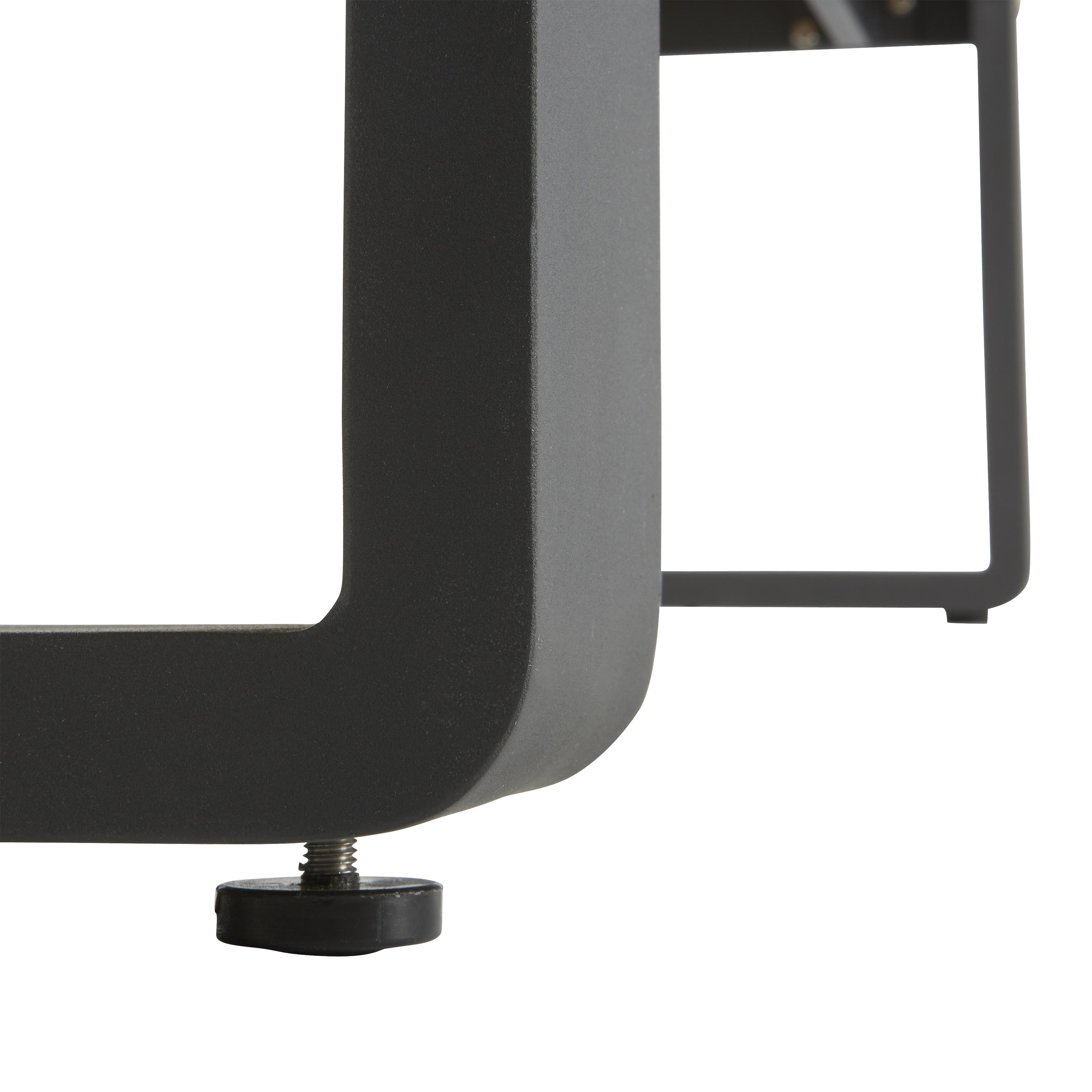 Panca da giardino in alluminio grigio Bermeo NATERIAL, 3 posti, seduta in legno - 9