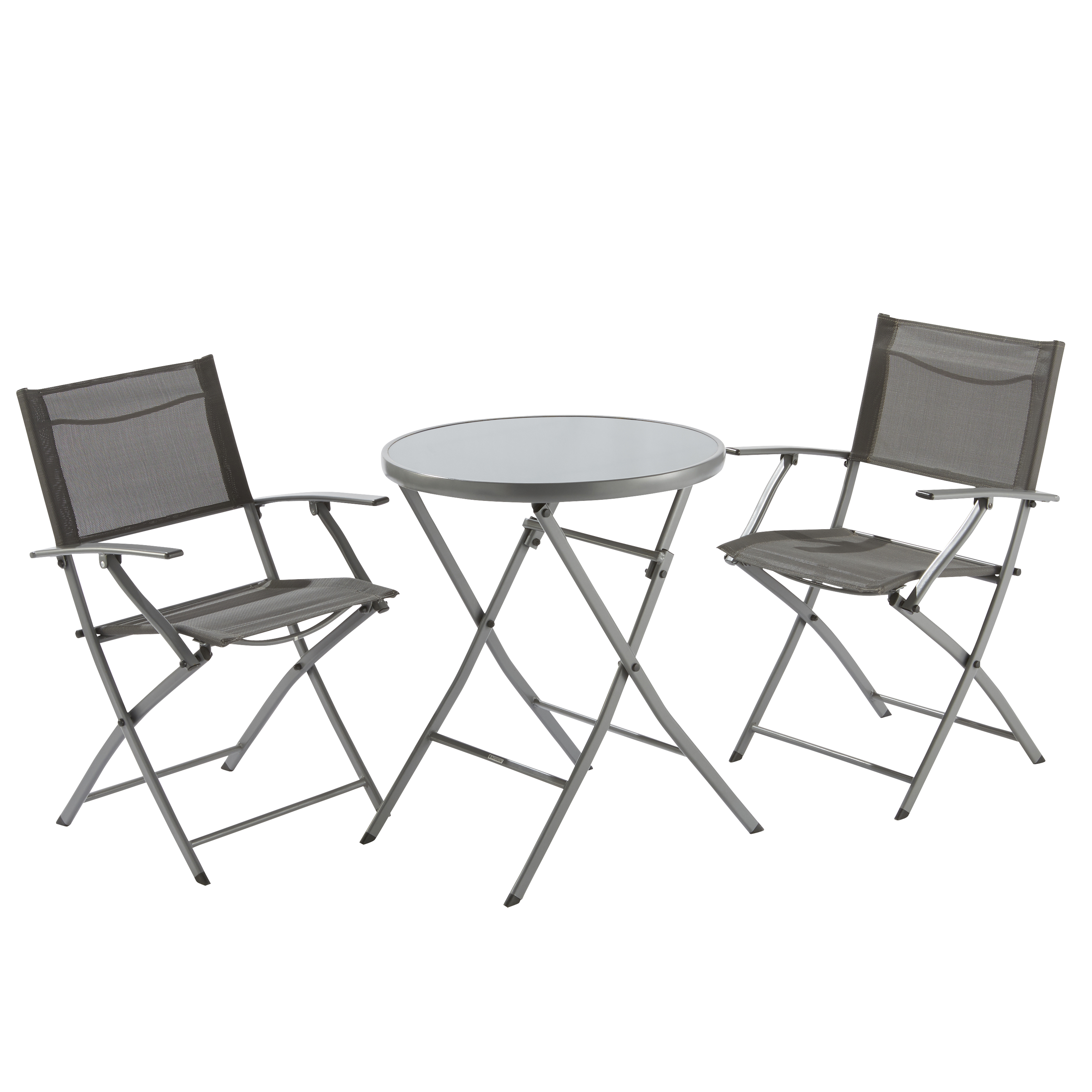 Stolik balkonowy składany Emys 60 cm srebrny Naterial - 7
