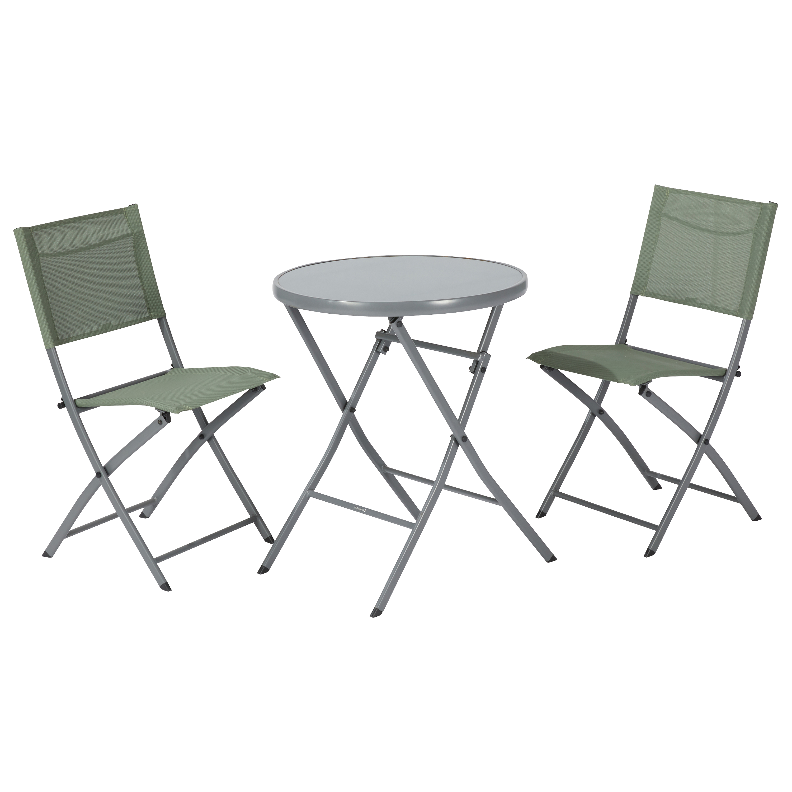 Lot 2 chaises et table en rotin bois