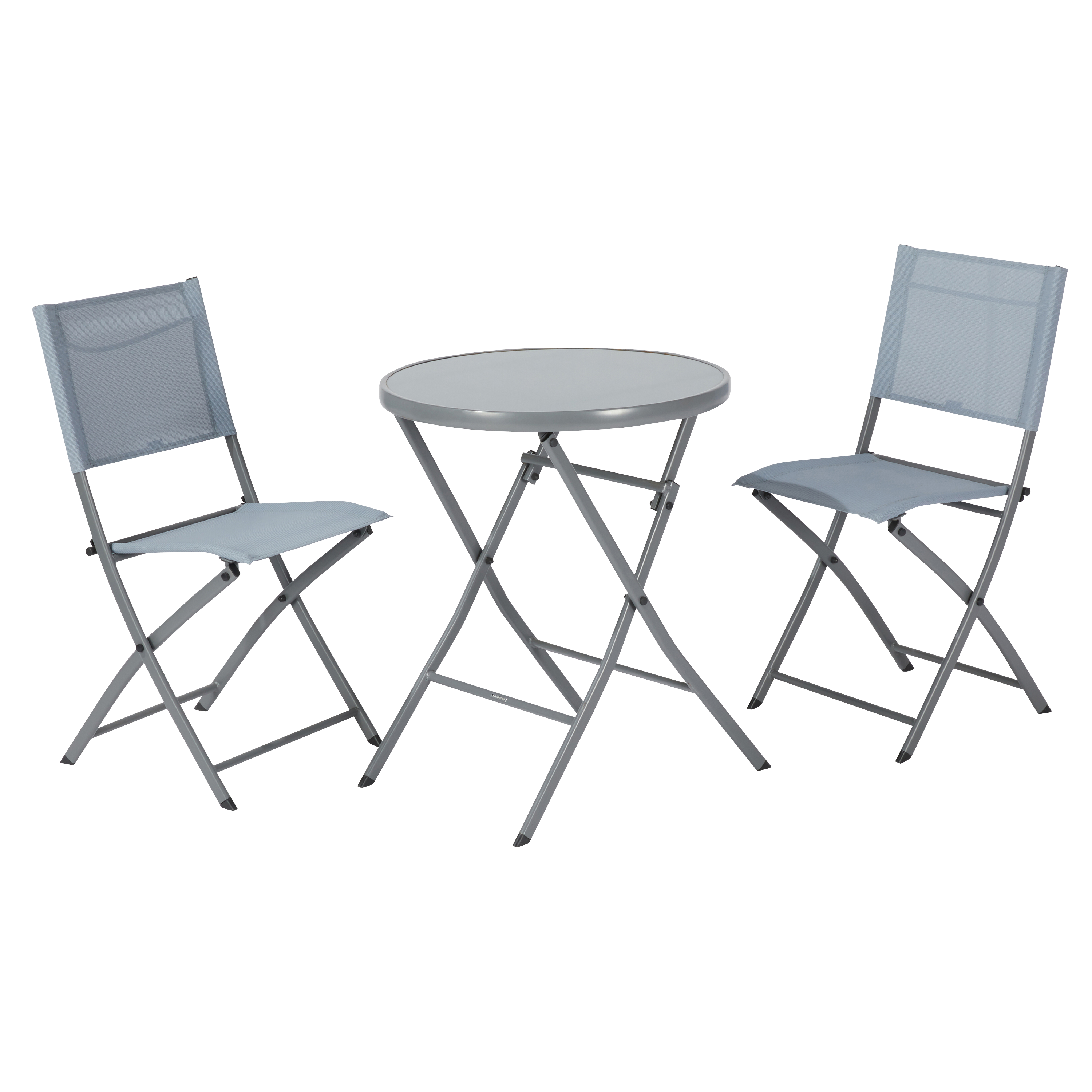 Mesa de metal NATERIAL EMYS D60CM ANTRACITE - 10