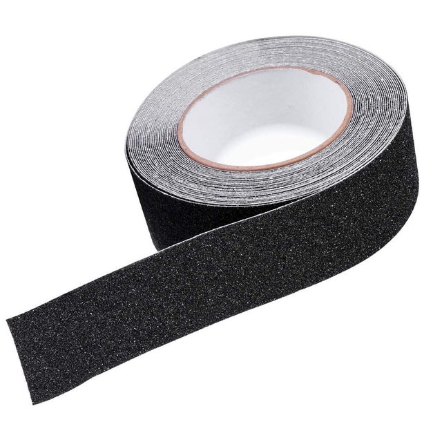 Nastro adesivo antiscivolo nero H 50 mm x L 9 m