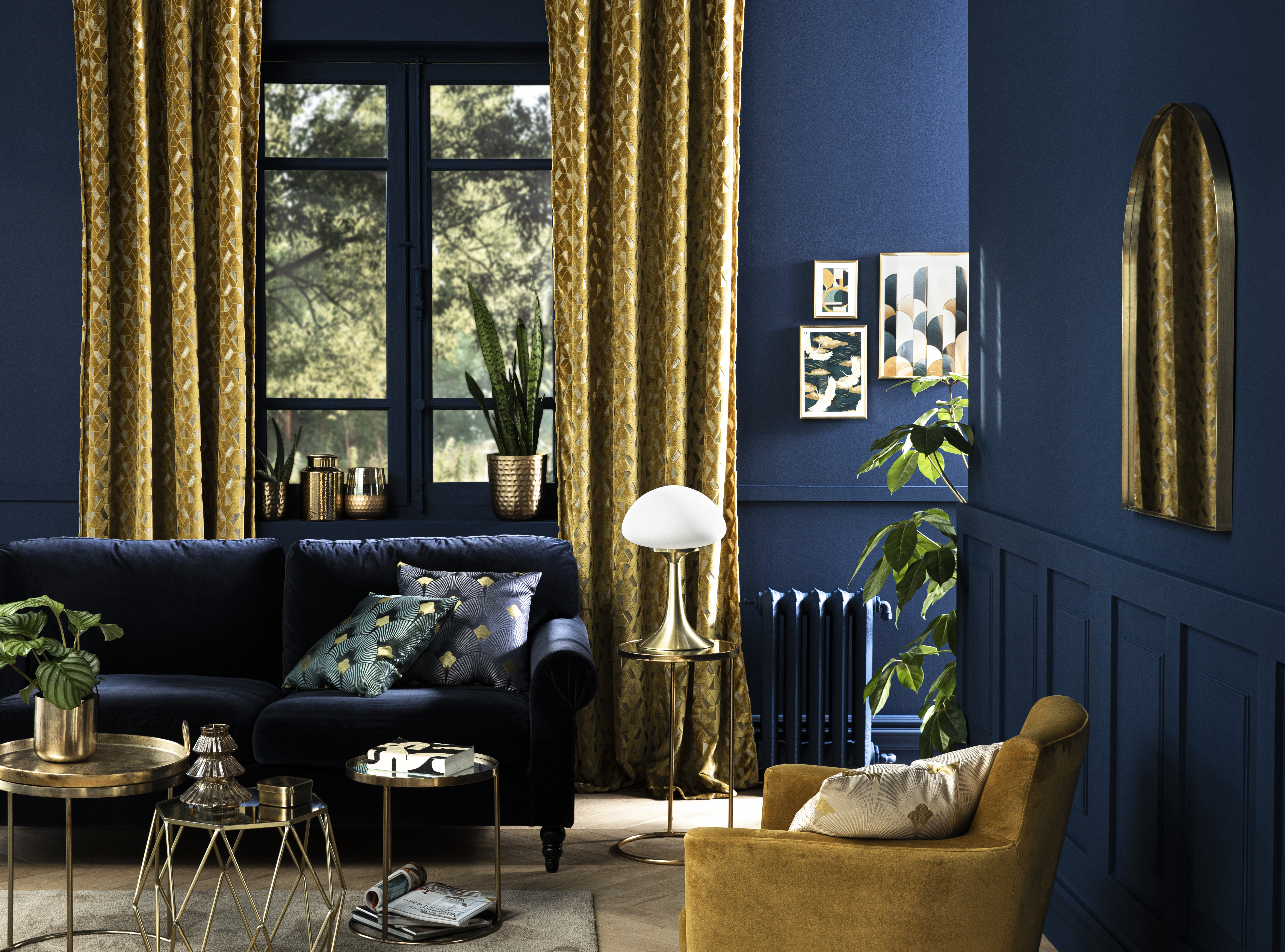 Cornice 50x70 cm in pvc oro lucido per foto INSPIRE Lila - 19