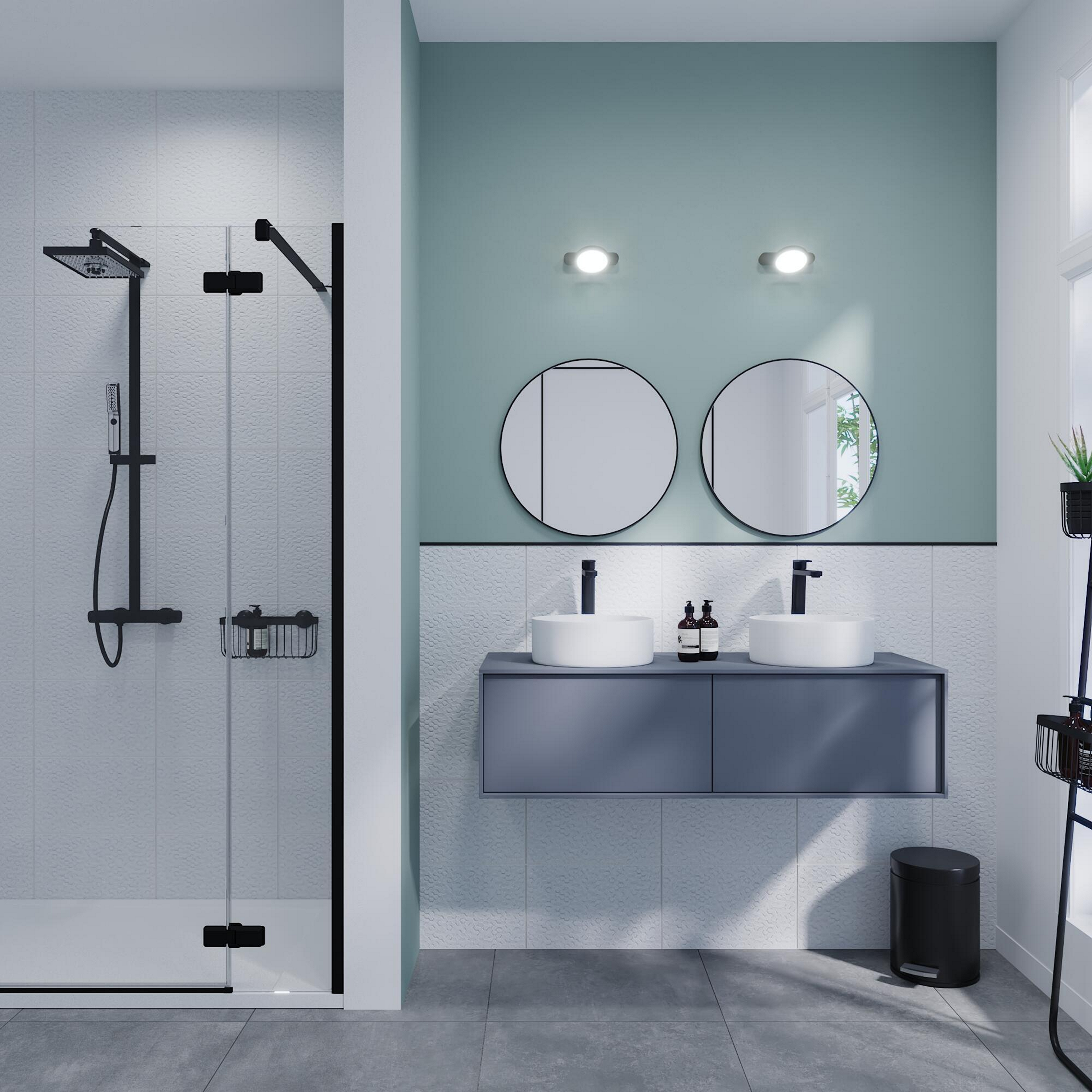 Pavimento / Revestimento cerâmico Artens Urban Prata 60x60 cm - 11