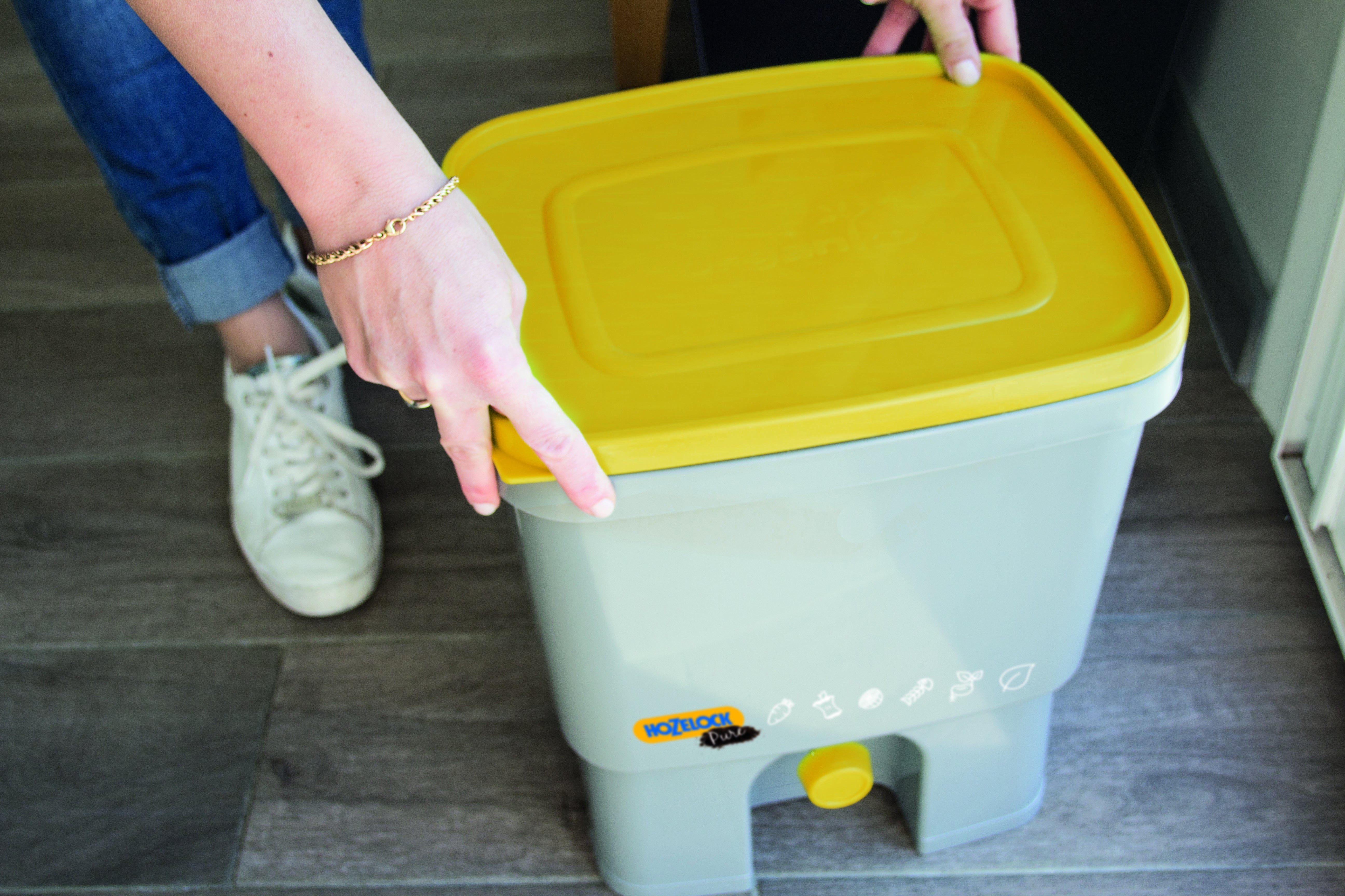 Composteur de cuisine Hozelock Bokashi 16L + activateur compost - 5
