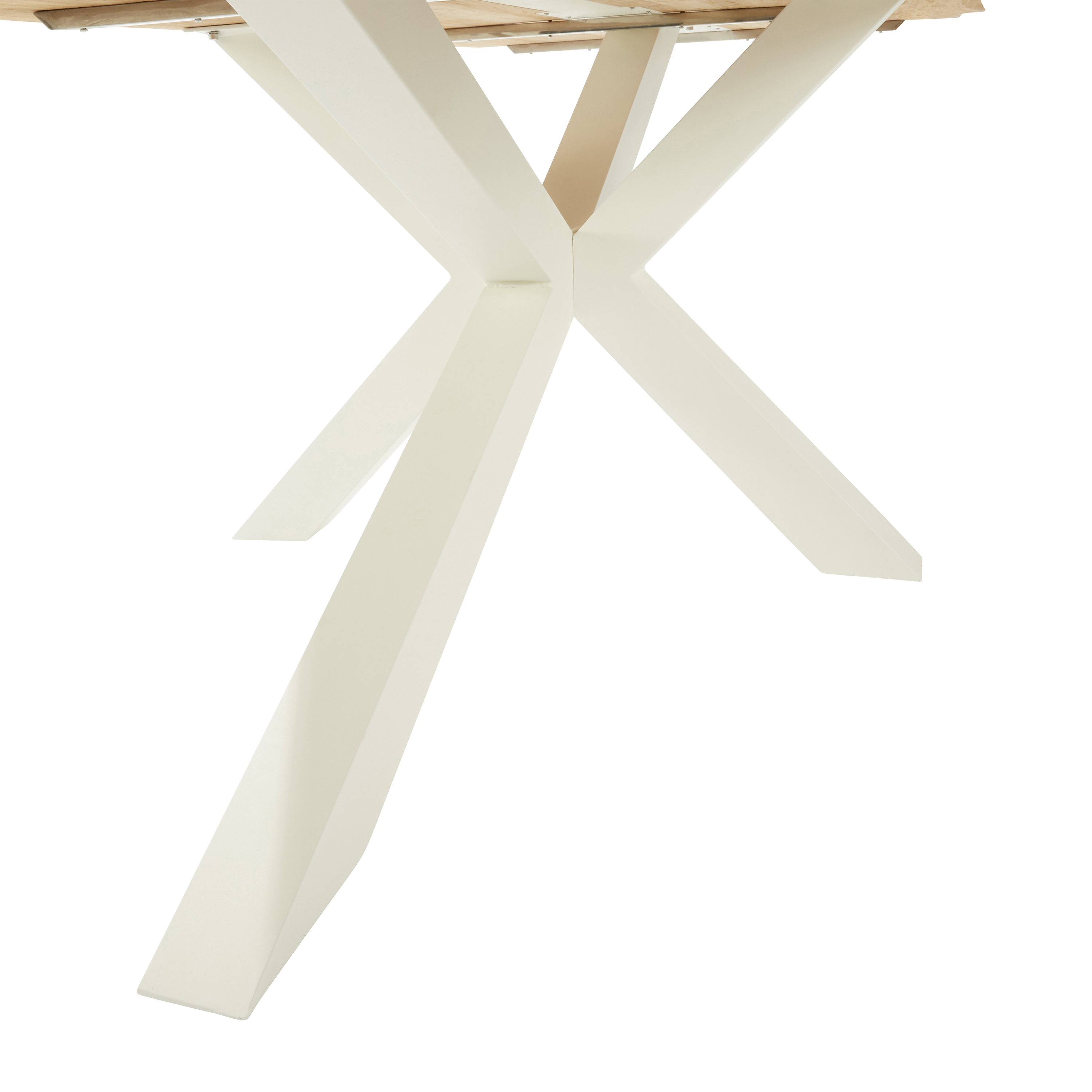 Table de jardin rectangulaire teck et aluminium, 8 personnes Lagos NATERIAL - 7