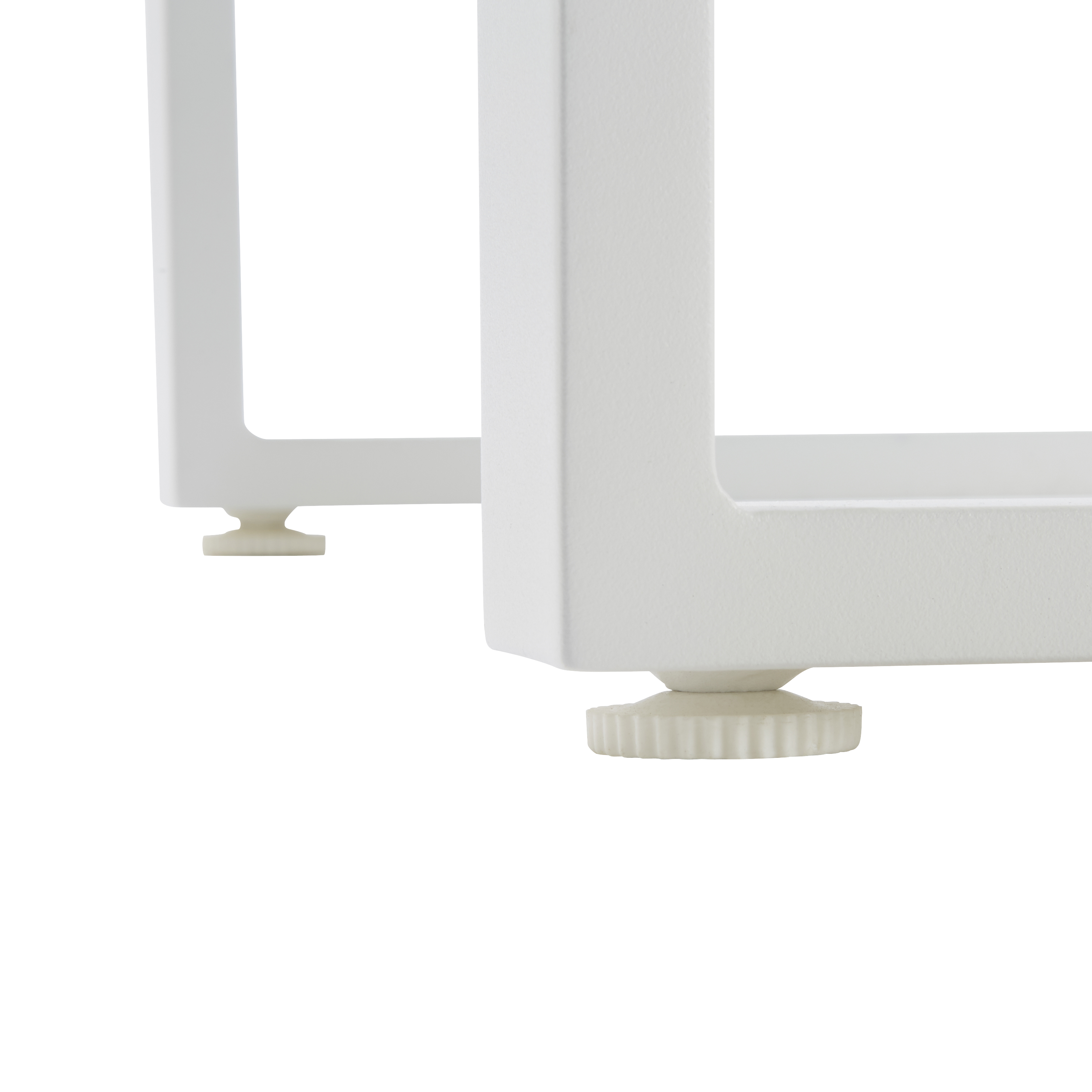 Salotto da giardino angolare per 7 persone bianco Odyssea NATERIAL con cuscini in poliestere grigio - 24