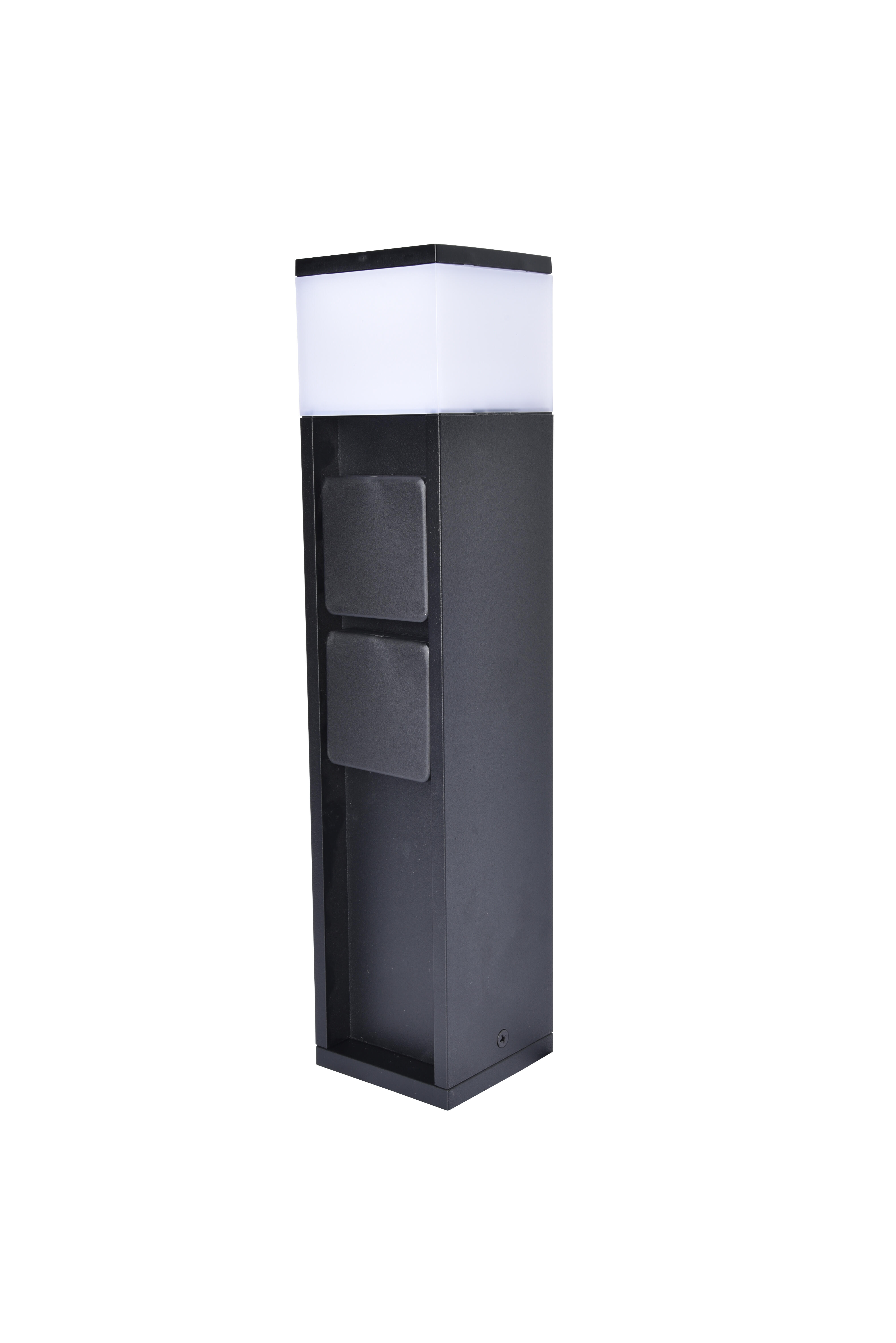 Lampione da giardino LED, Mains H 36.7 cm, nero 750 LUMEN, IP54 LUTEC - 5