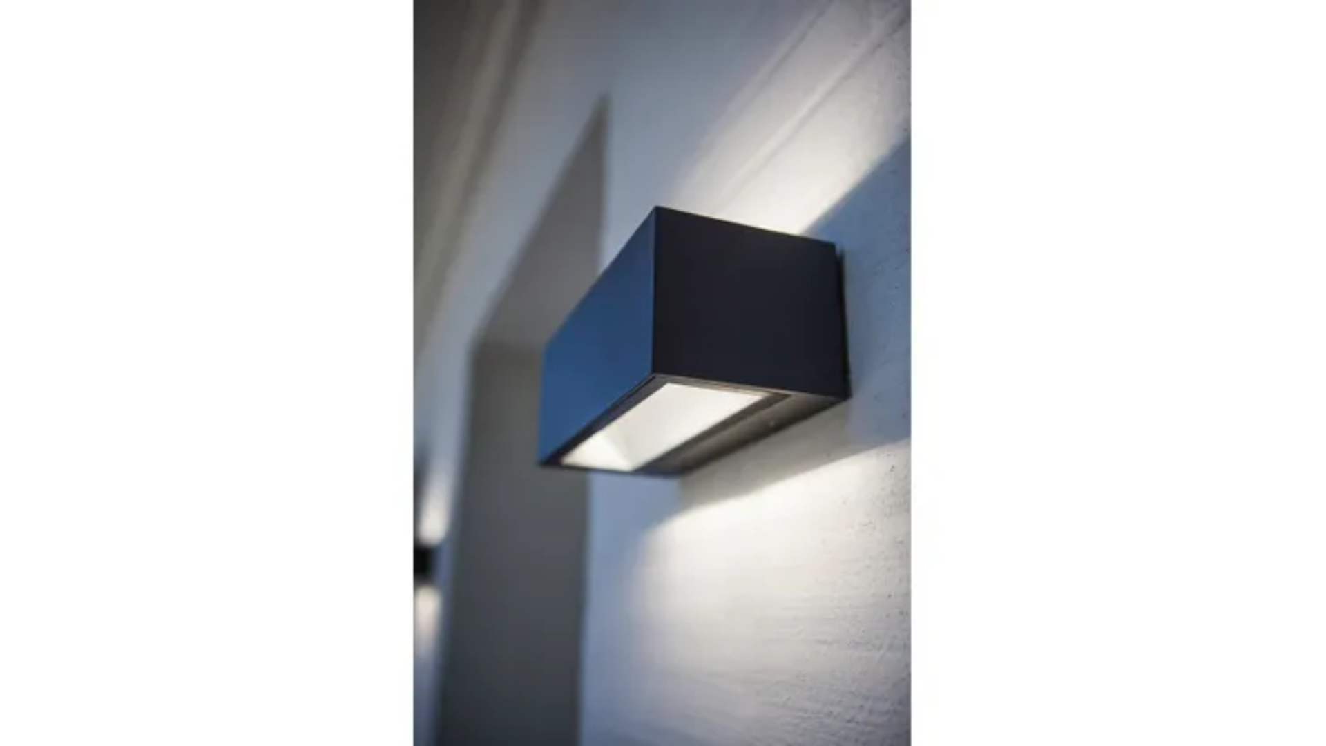 Aplique de exterior gemini 20w negro