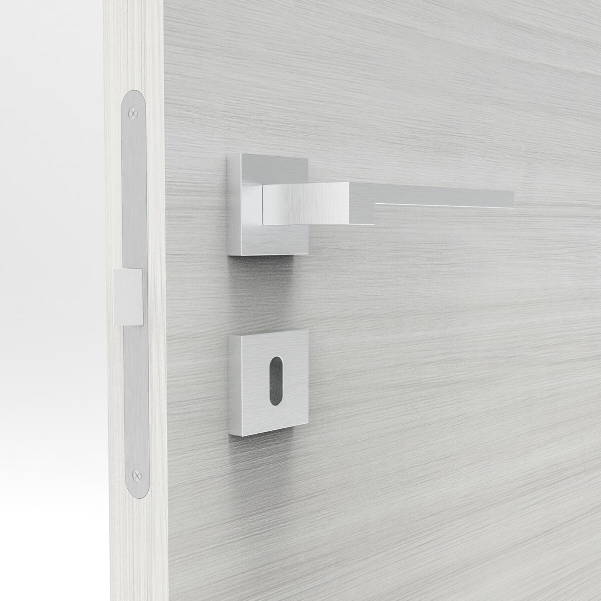 Porta interna a battente in legno, L 80 x H 210 cm, palissandro, apertura reversibile SABLÈ - 6