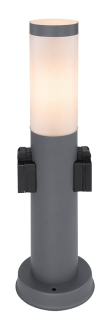 BALIZA EXTERIOR E27 NEGRO - 1