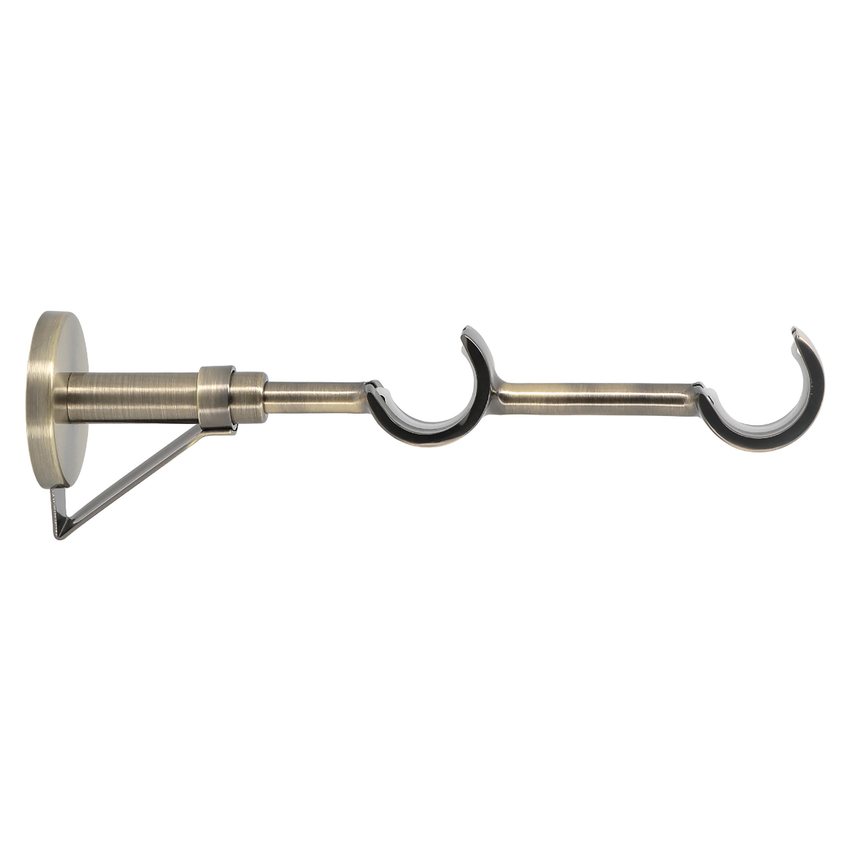 Soporte doble ext 19-27 cm d28 easyfix bronce