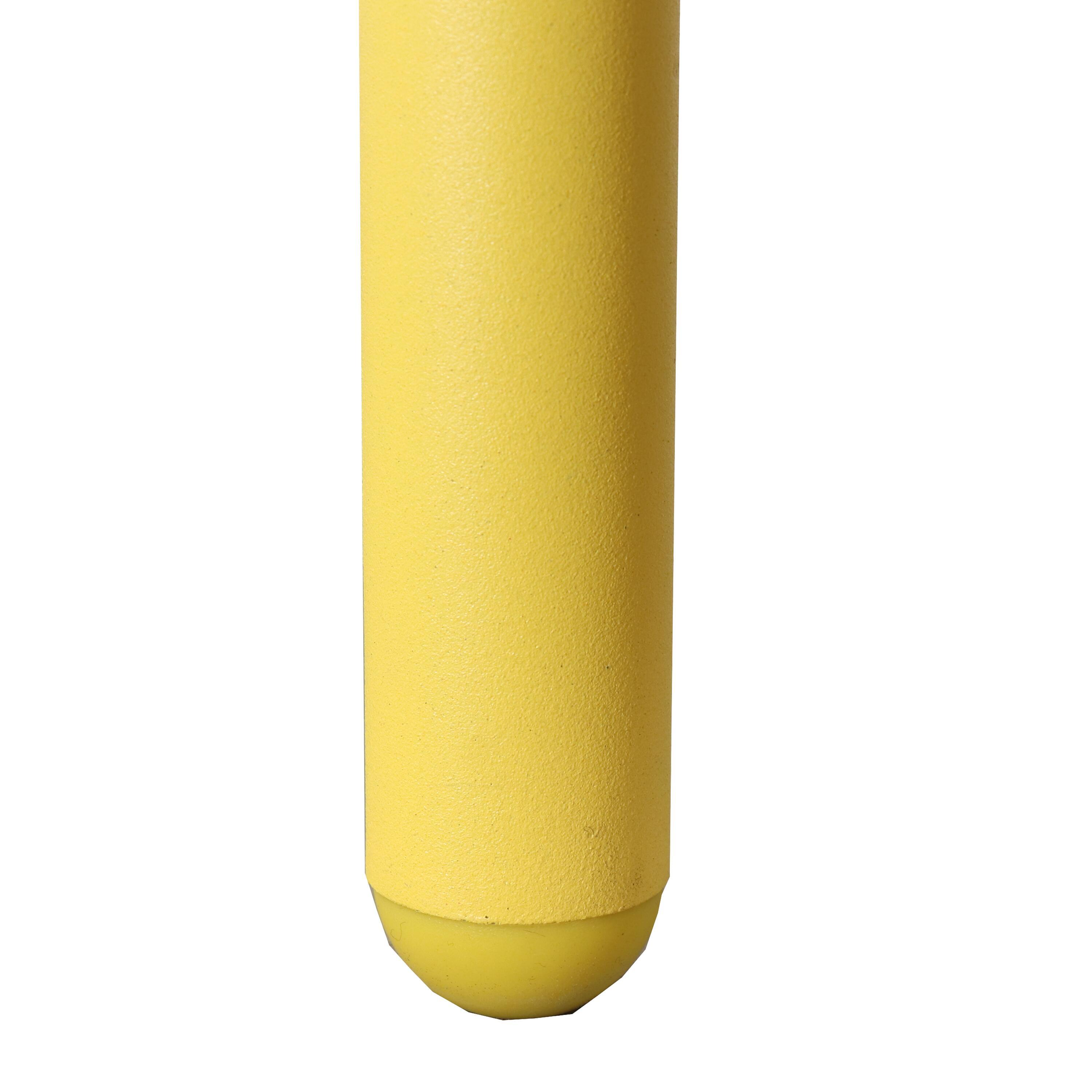 Mesa de metal CAFE 120X70 COLORIS JAUNE - 15