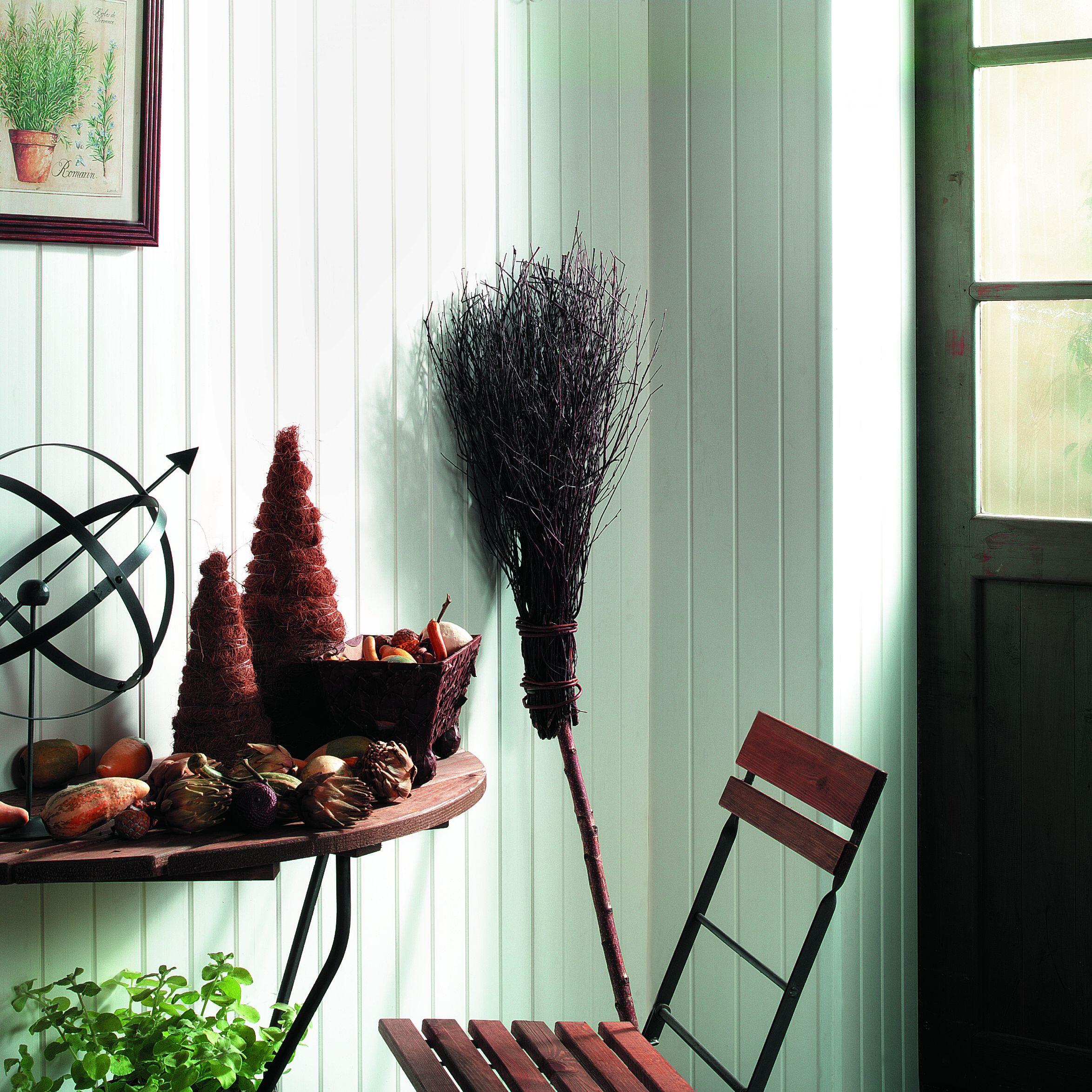 Revestimento de parede Dumapan em PVC branco mate 10x260 cm Dumaplast - 2