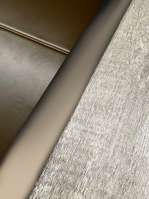 Barre de seuil 4 en 1 alu marron auto-adhésif, l.3.7 cm x L.166 cm - 2