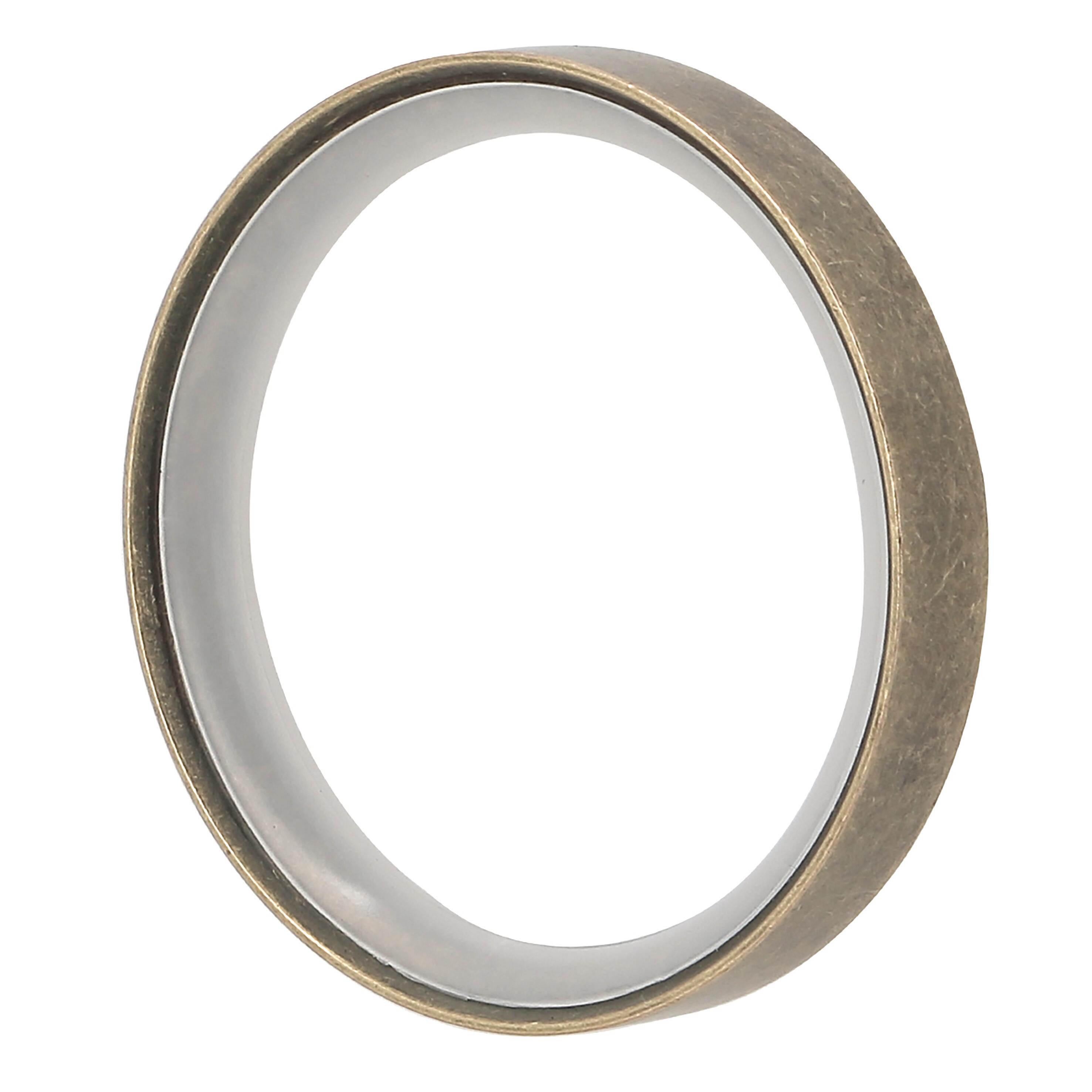 10 Anillas para barra de cortina diámetro 28 mm acero MOBOIS bronce mate - 3