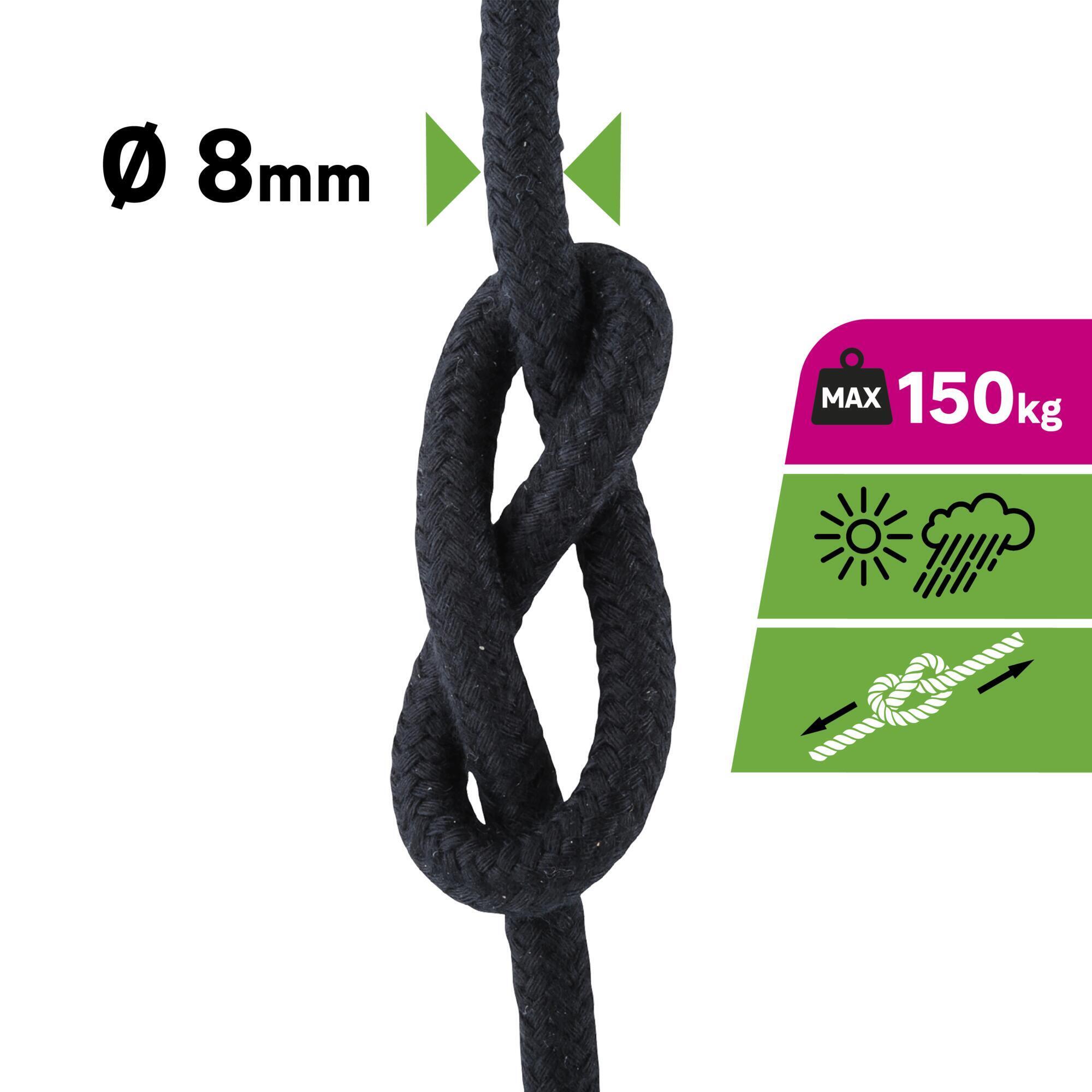 Corde polypropylène torsadé STANDERS Diam.8 mm x L.10 m - 7