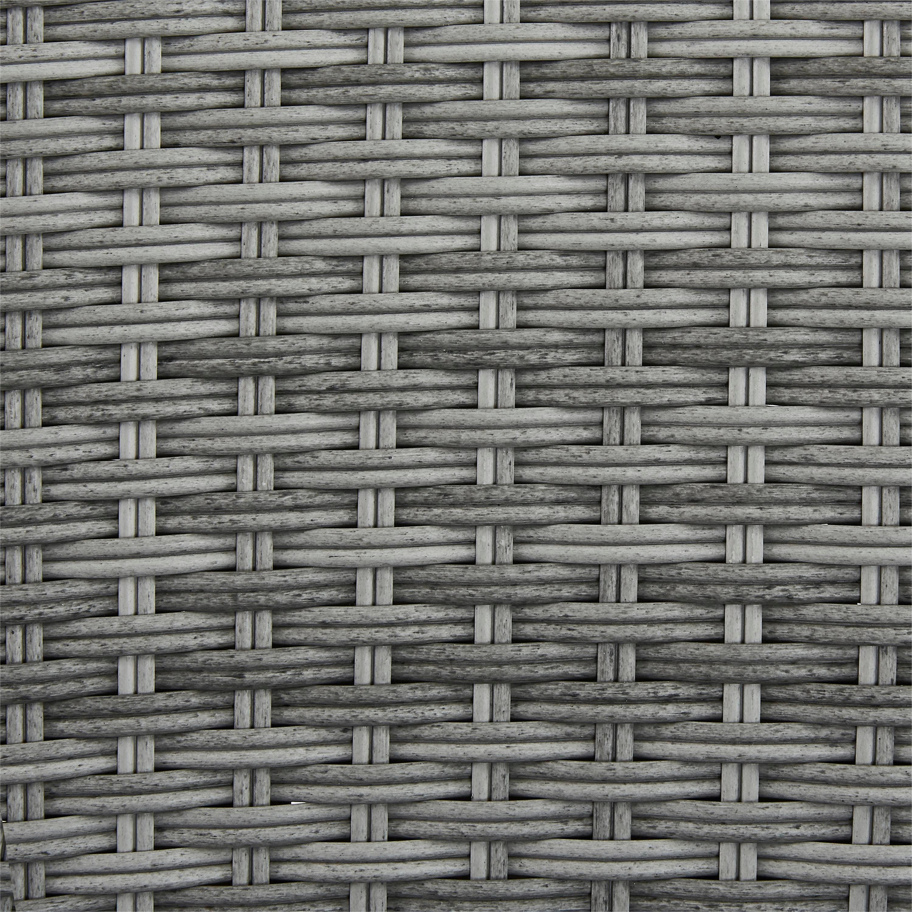 Cadeira de rattan cinza escuro Naterial Davos - 32