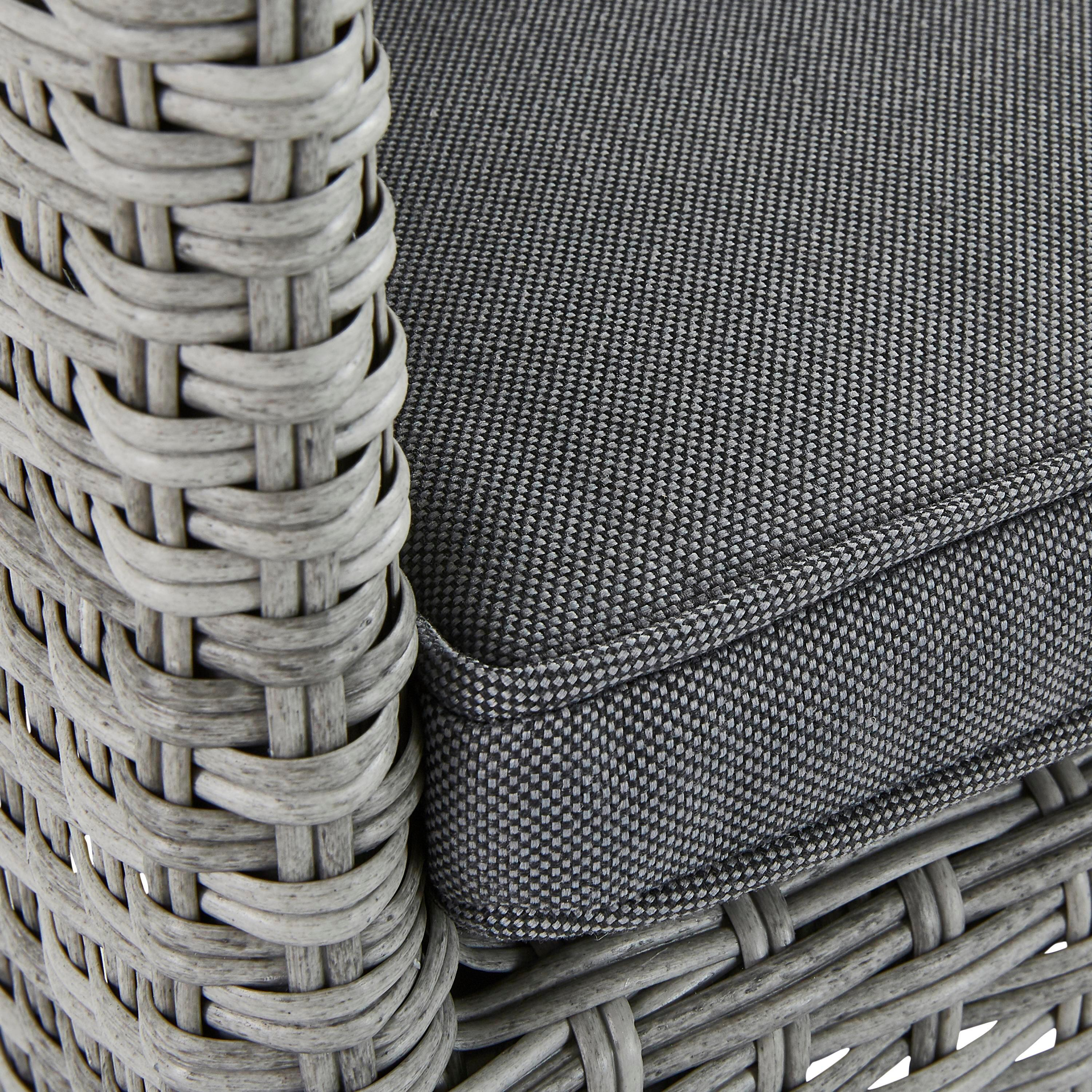 Cadeira de rattan cinza escuro Naterial Davos - 29