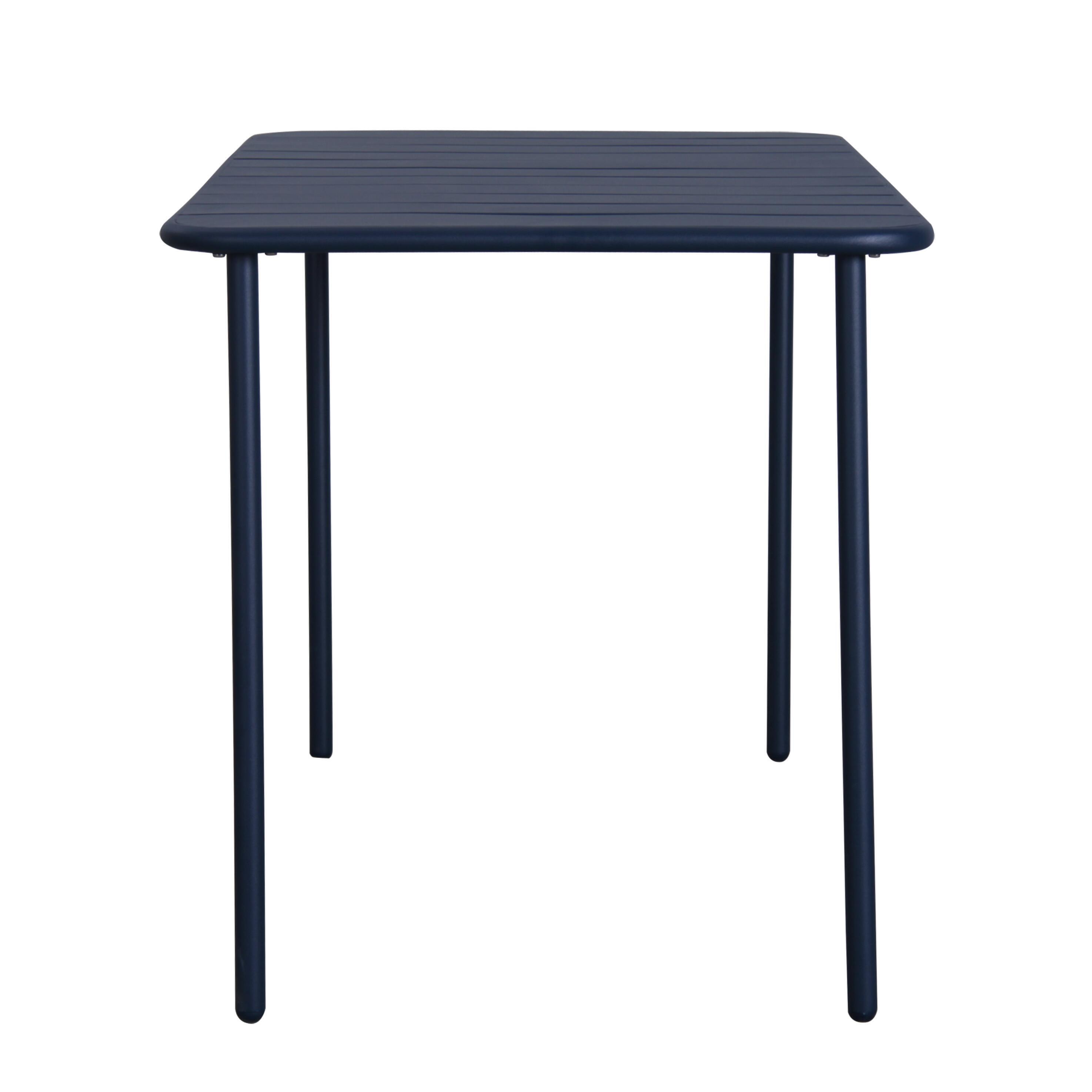 Mesa de metal CAFE 120X70CM AZUL - 10