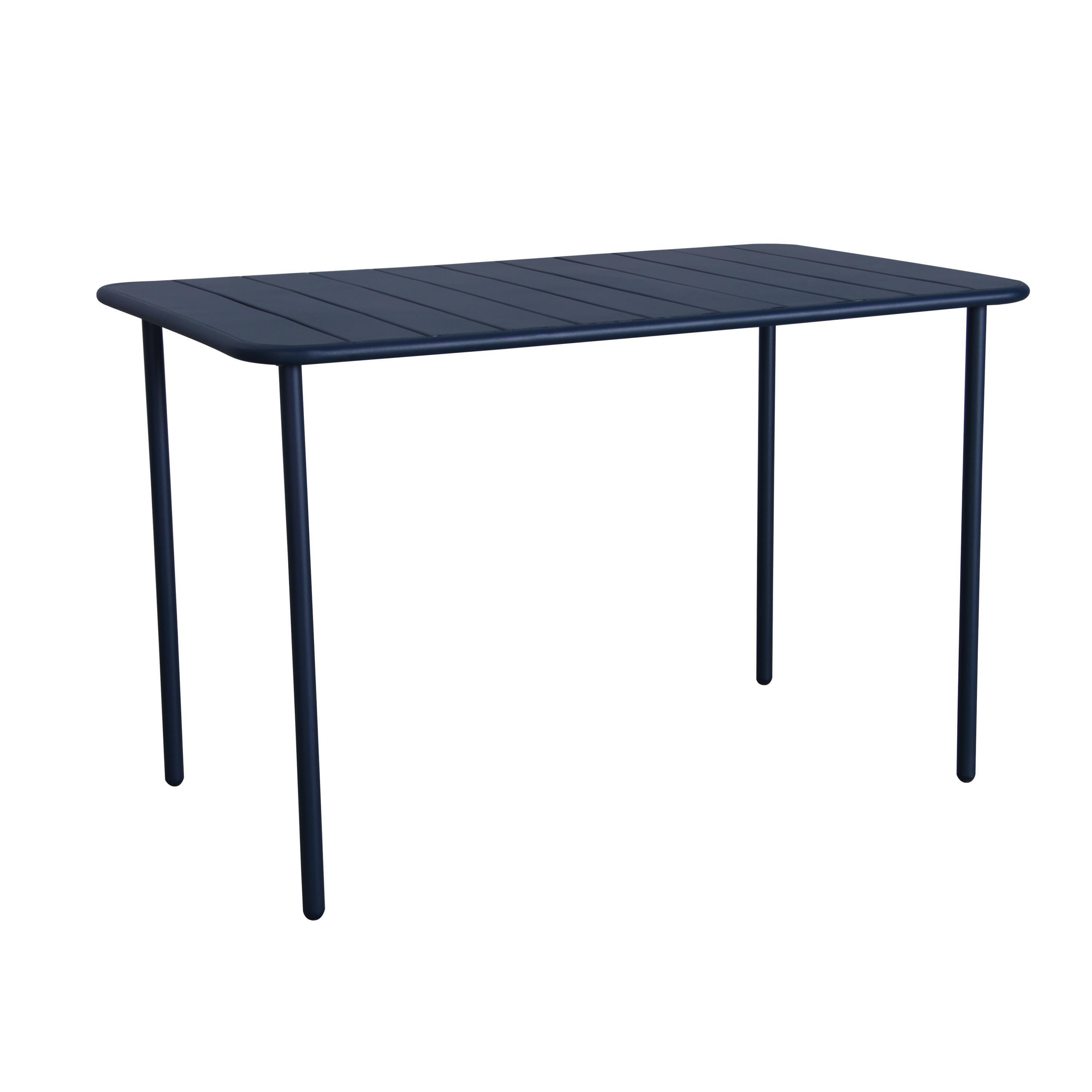 Mesa de metal CAFE 120X70CM AZUL - 12