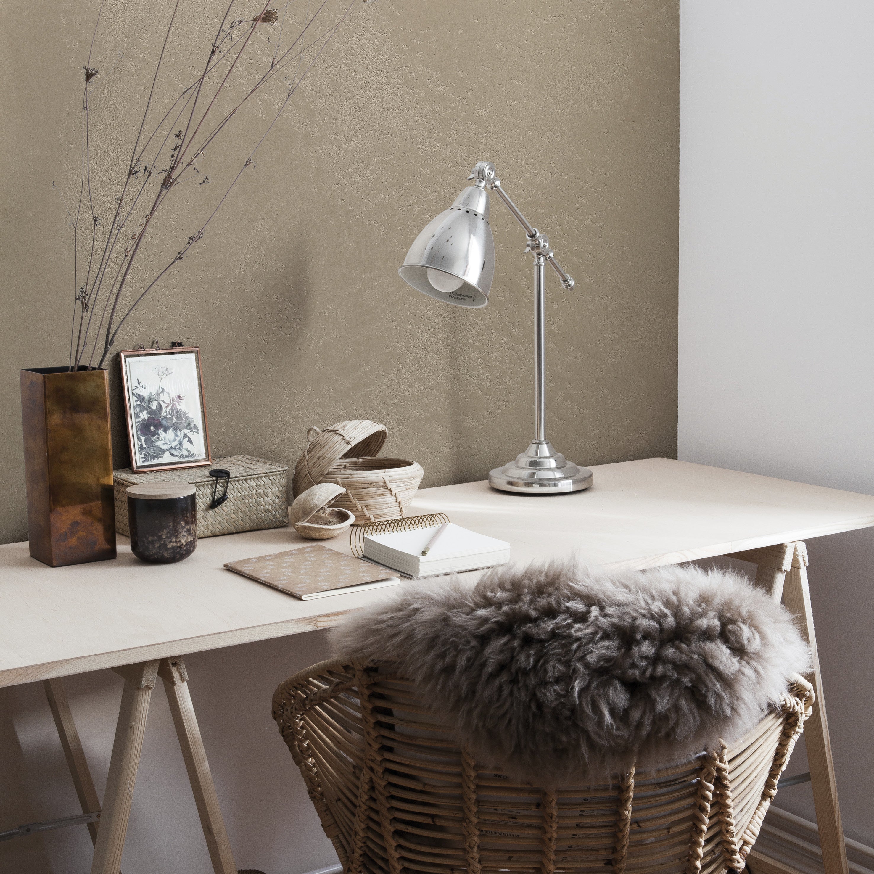 Peinture à effet, La chaux MAISON DECO, chanvre, mat, 2.5 l - 4