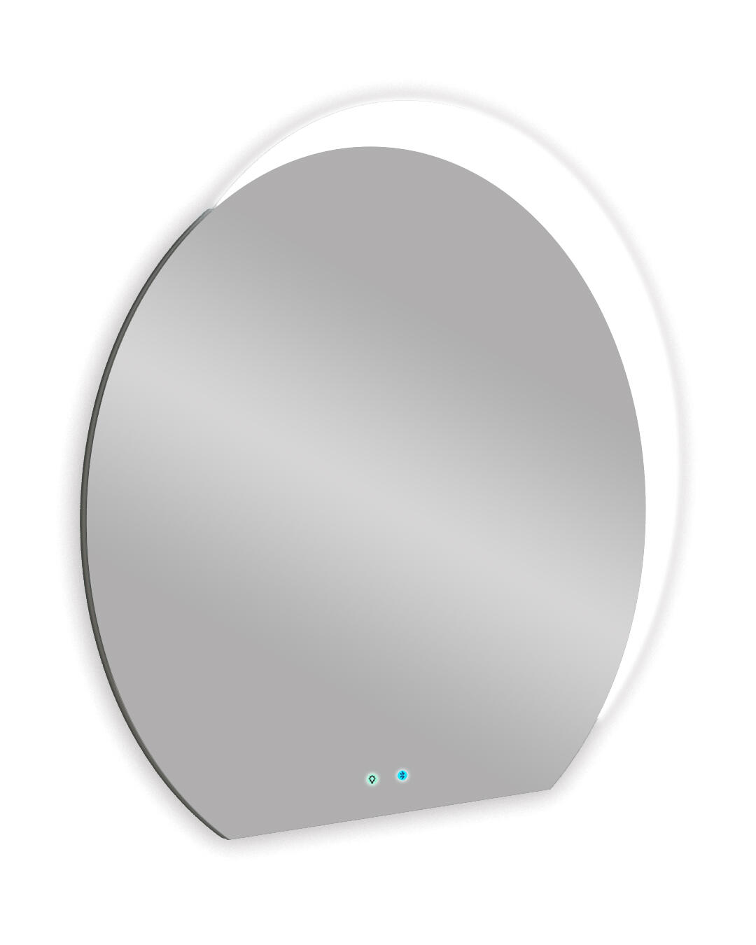 Specchio con illuminazione integrata bagno ovale BADEN HAUS L 109 x H 100 x P 3 cm trasparente - 2