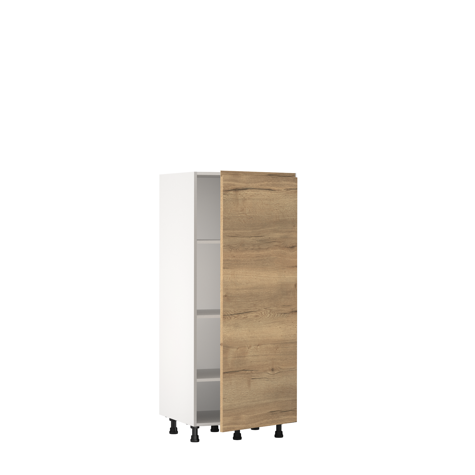 Semicolumna de cocina delinia id tokyo roble mate multiuso 137,6x60 cm 1 pta