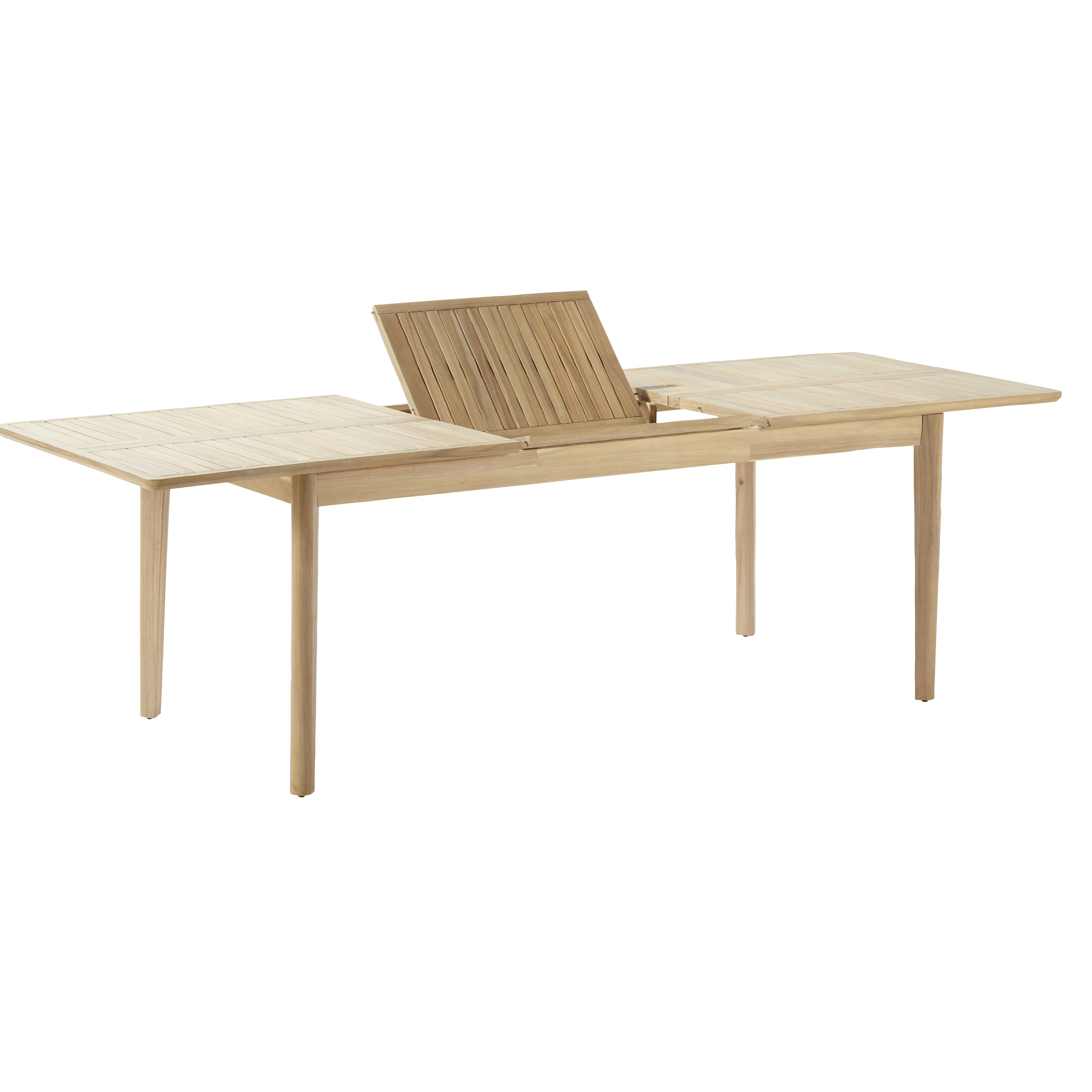Set tavolo e sedie Atlas NATERIAL in acacia marrone per 6 persone - 3