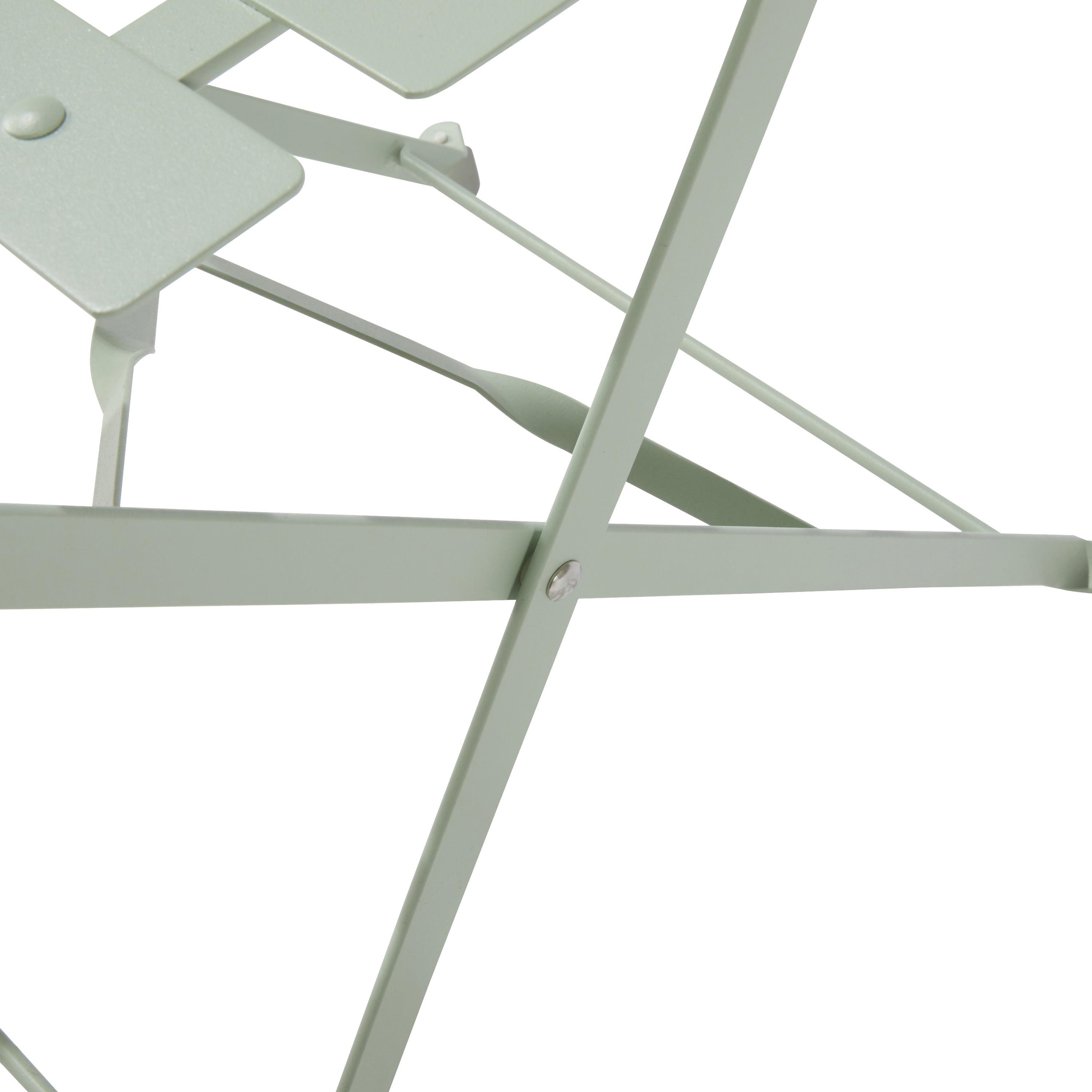 Sedia da giardino pieghevole Flora NATERIAL, struttura e seduta in acciaio verde - 15