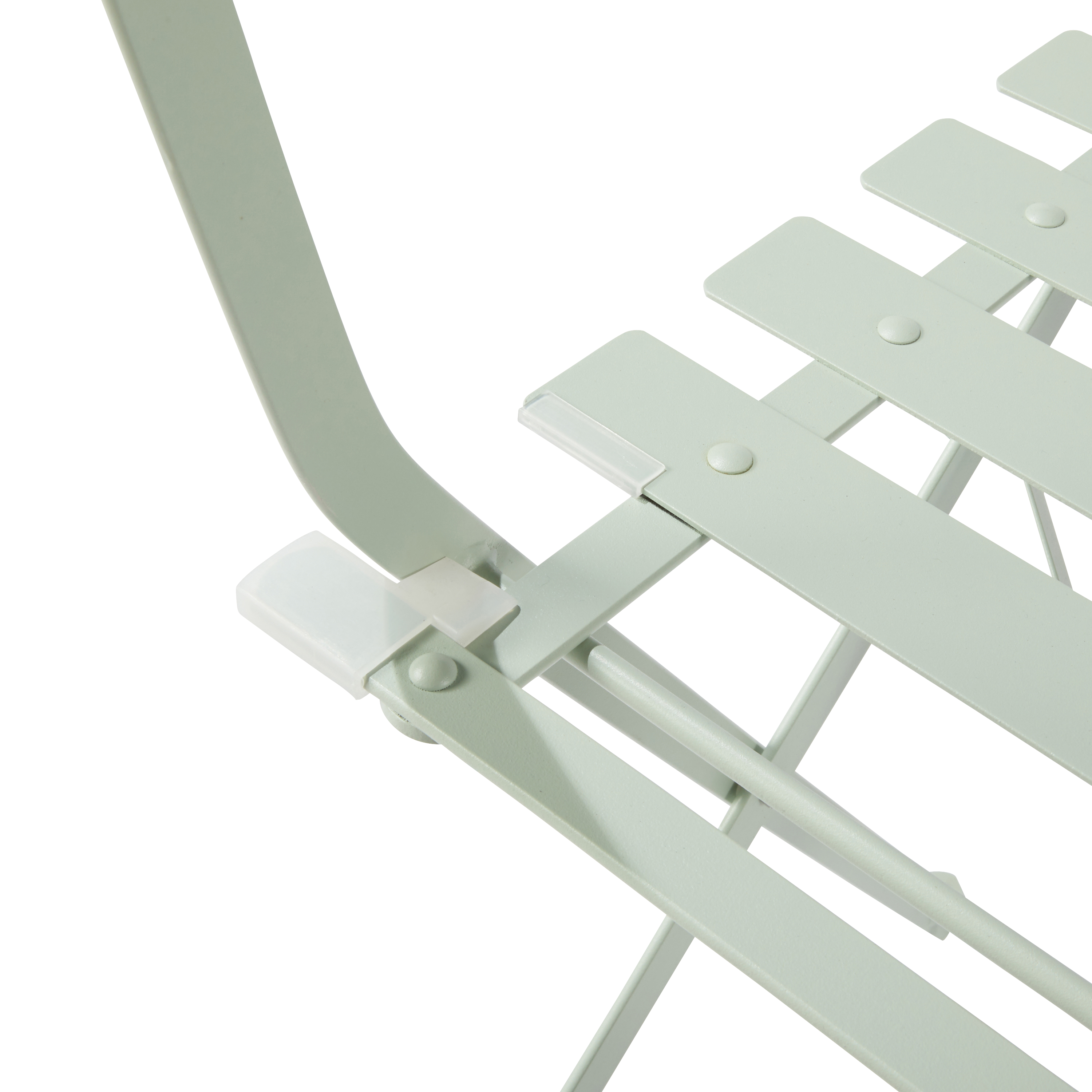 Sedia da giardino pieghevole Flora NATERIAL, struttura e seduta in acciaio verde - 17