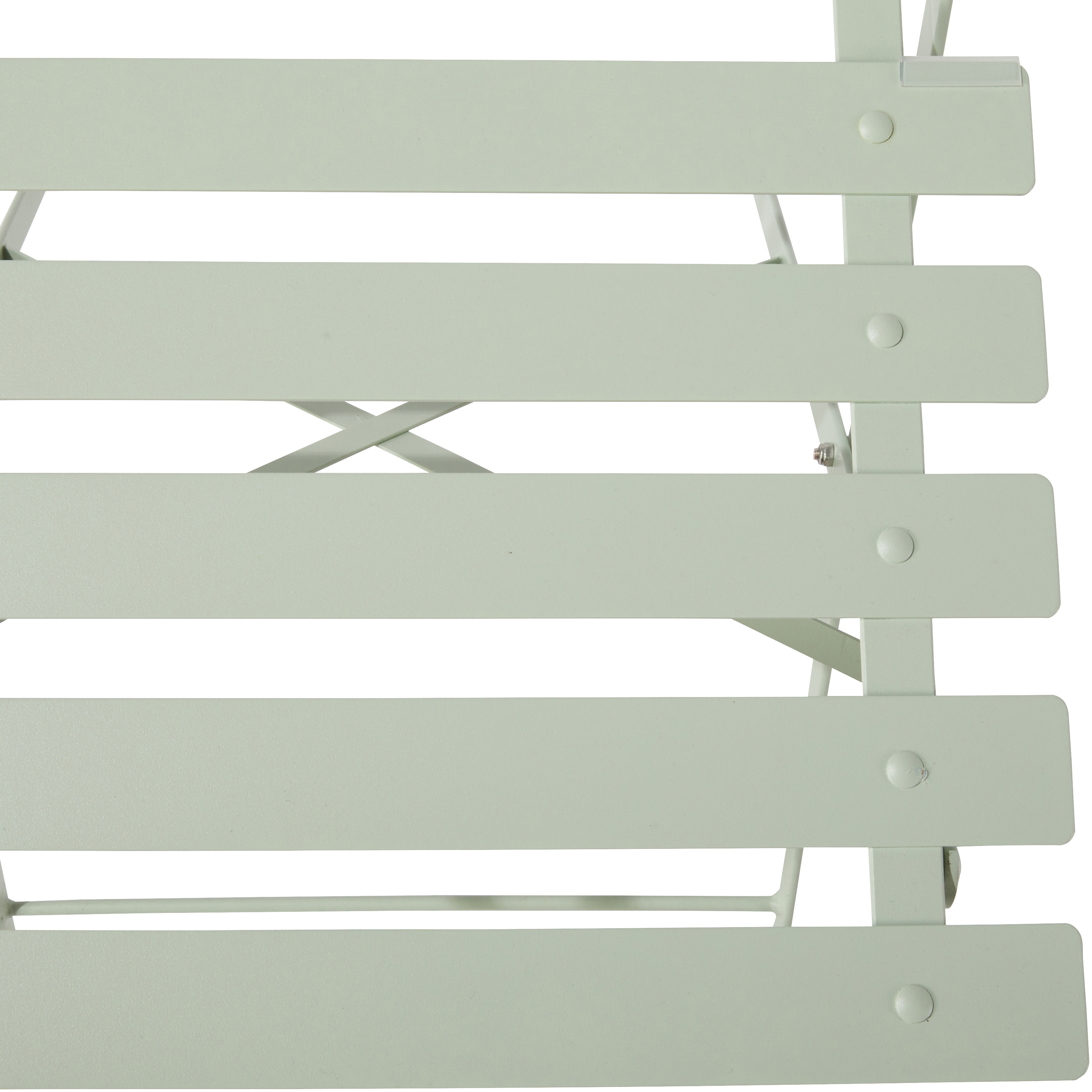 Sedia da giardino pieghevole Flora NATERIAL, struttura e seduta in acciaio verde - 14