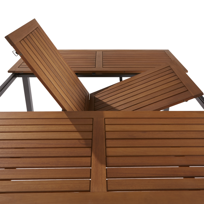 MESA NAT ORIS EXT 102/147X147CM ALU MAD