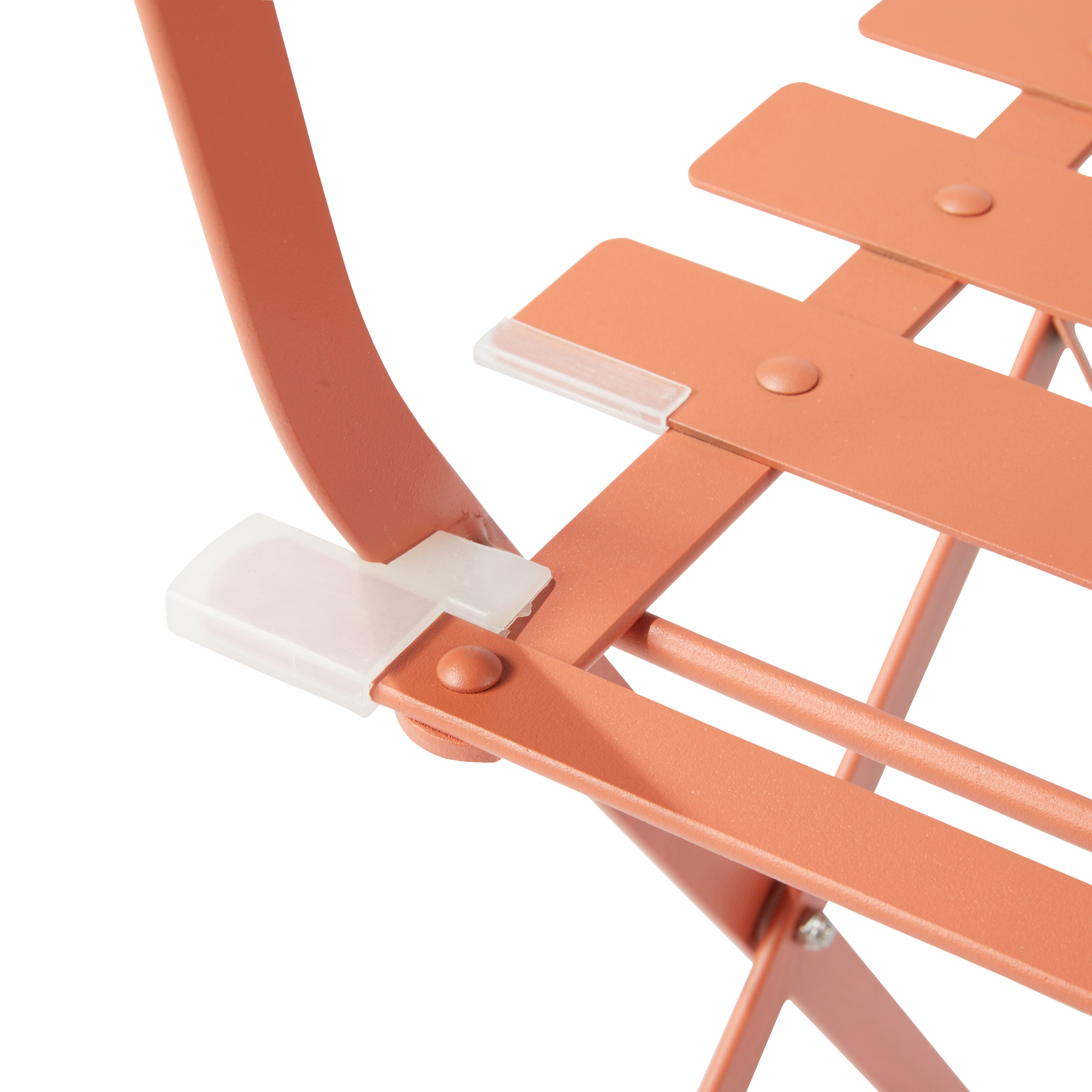 Chaise de jardin NATERIAL Flora en acier orange / cuivré - 6